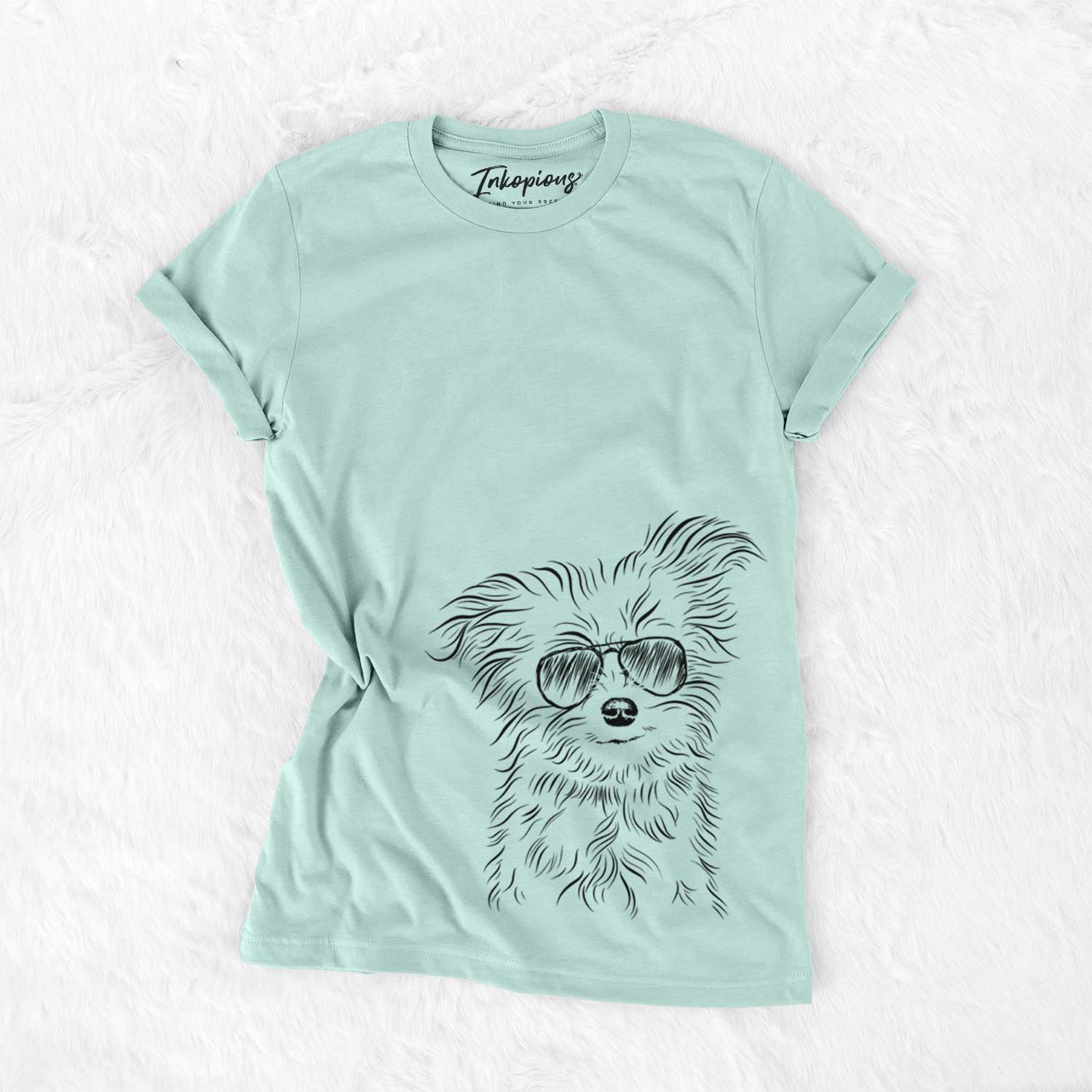 Aviator Mr. Gucci Poochi the Maltese - Unisex Crewneck
