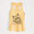 Mr. Maverick the Keeshond - Women's Racerback Tanktop