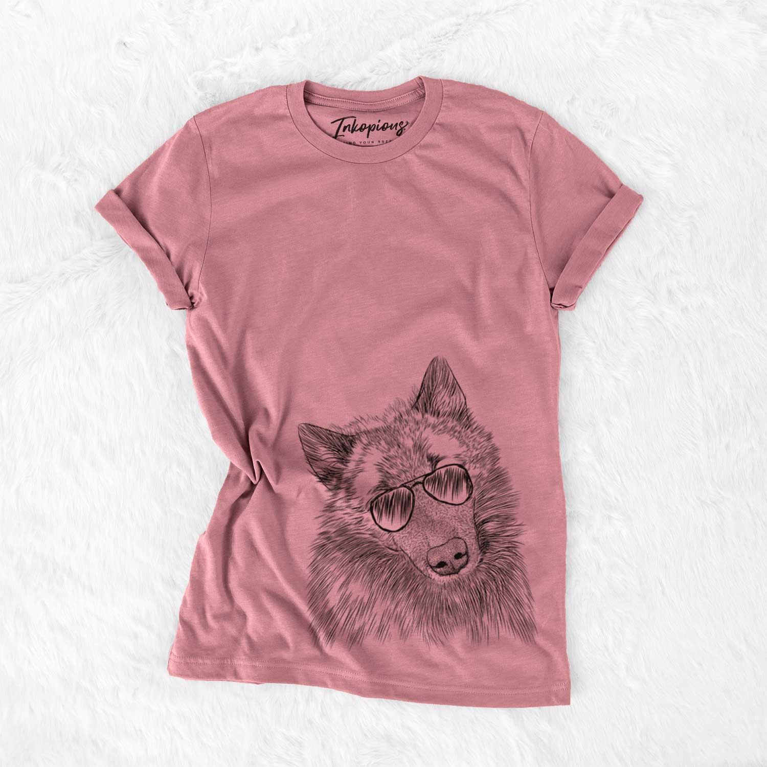 Aviator Mr. Maverick the Keeshond - Unisex Crewneck