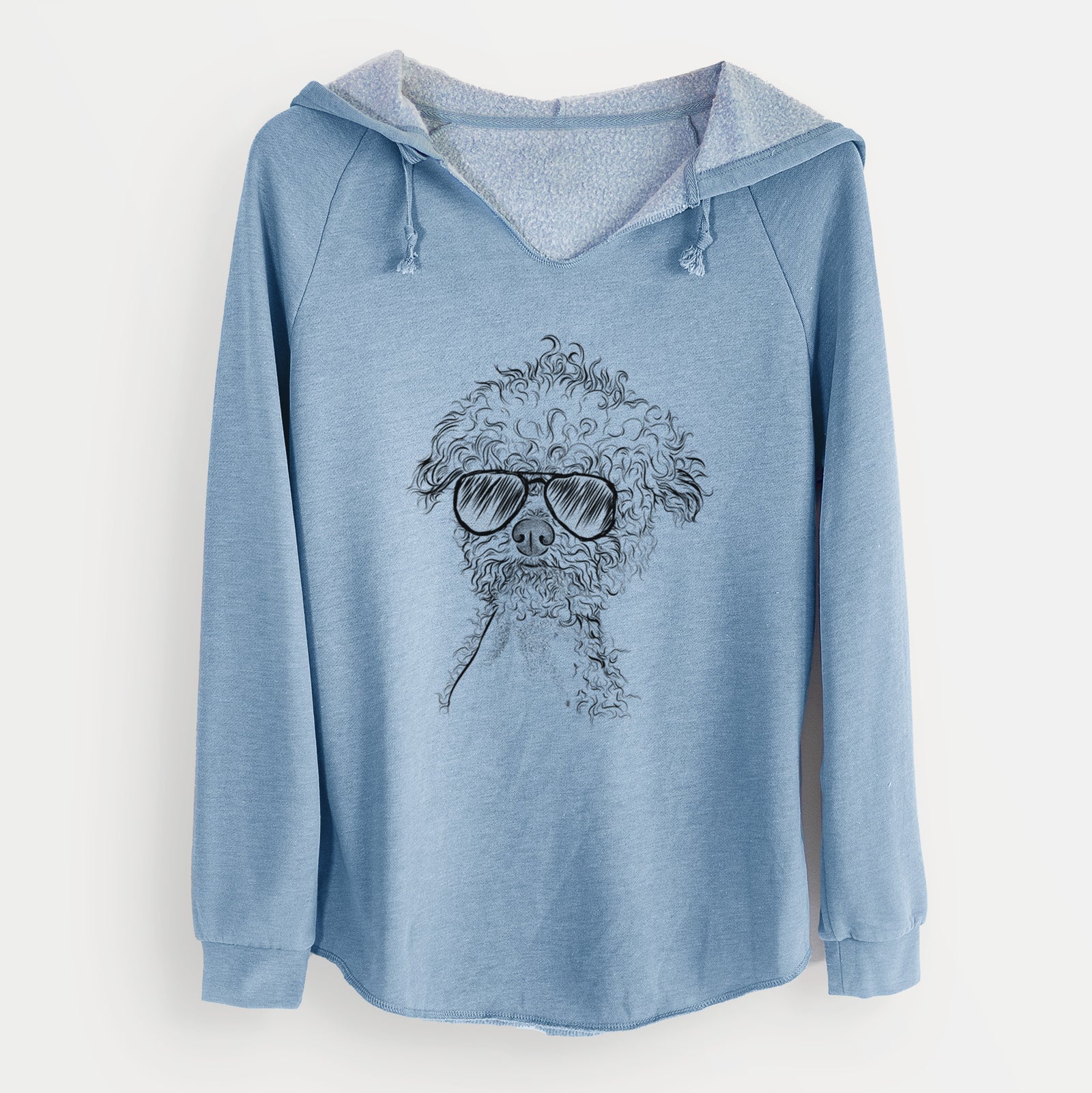 Aviator Muffin the Poodle - Cali Wave Hooded Sweatshirt