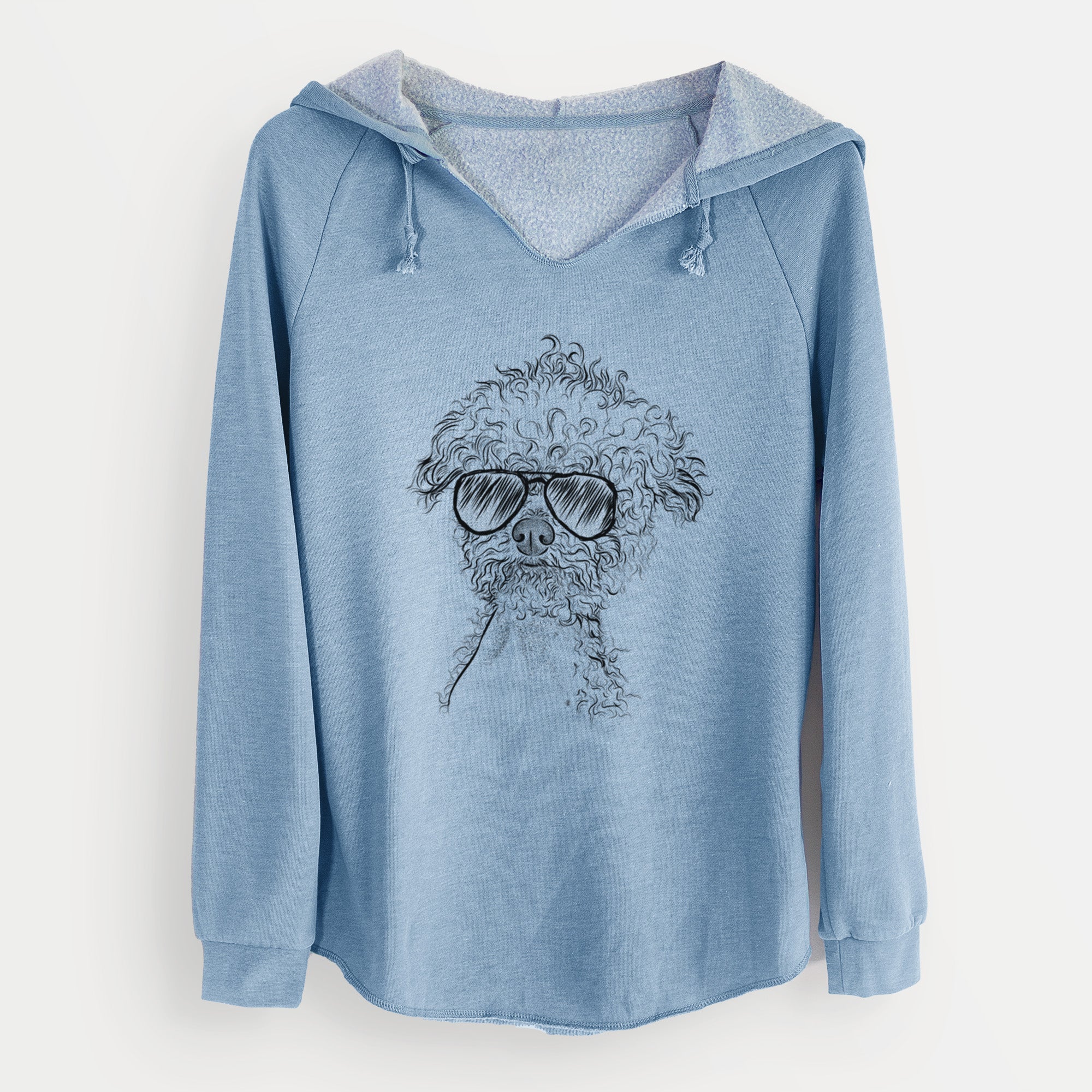 Aviator Muffin the Poodle - Cali Wave Hooded Sweatshirt