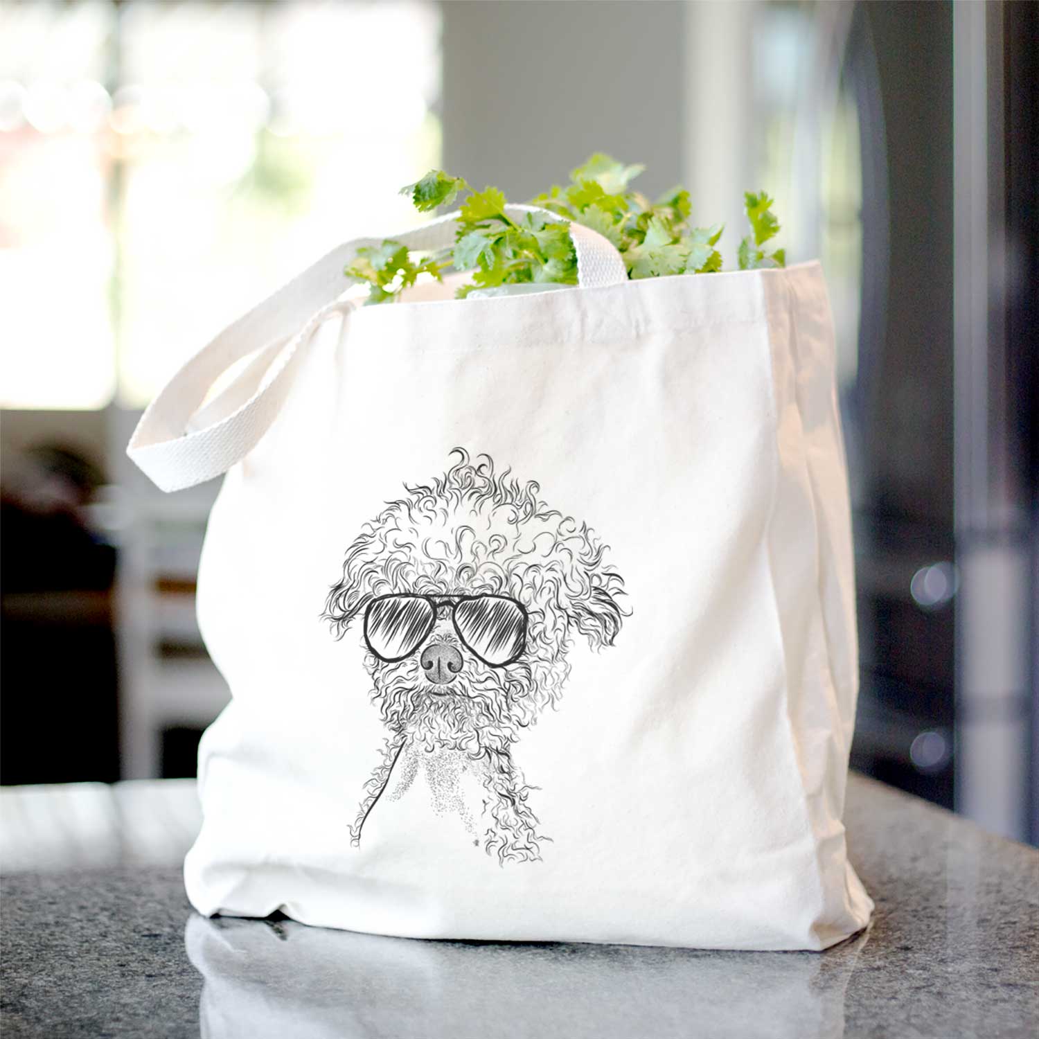 Muffin the Poodle - Tote Bag