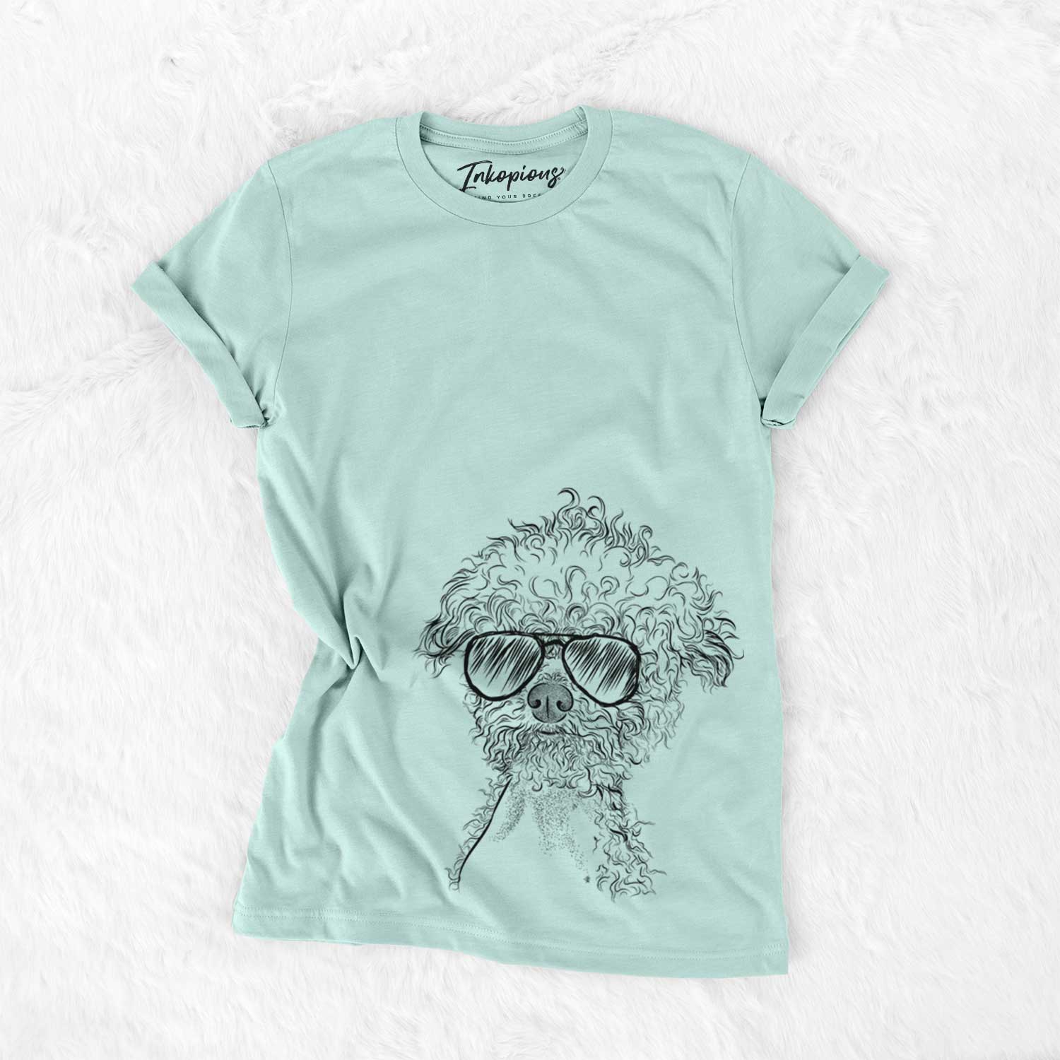 Aviator Muffin the Poodle - Unisex Crewneck