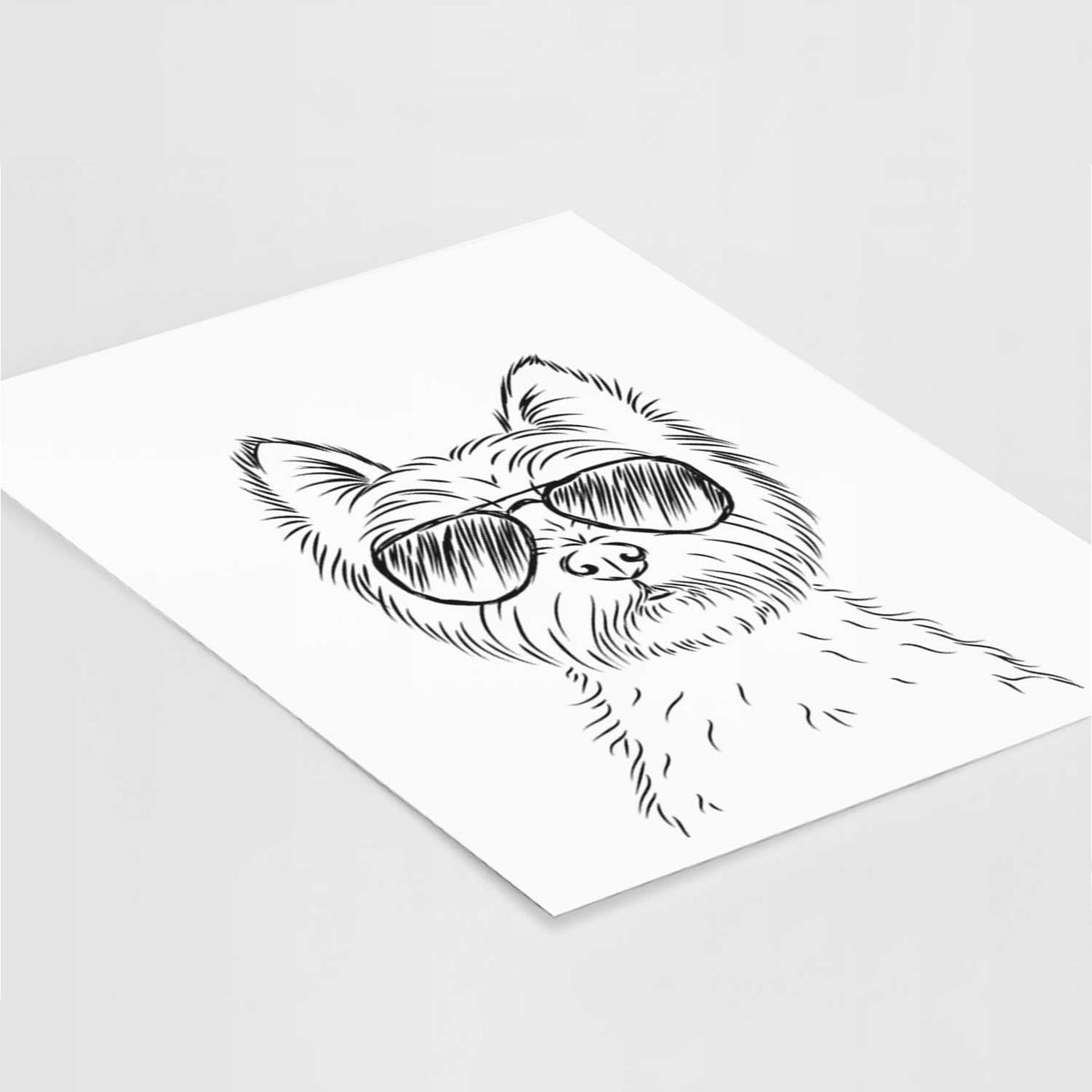 Murphy the West Highland Terrier Art Print