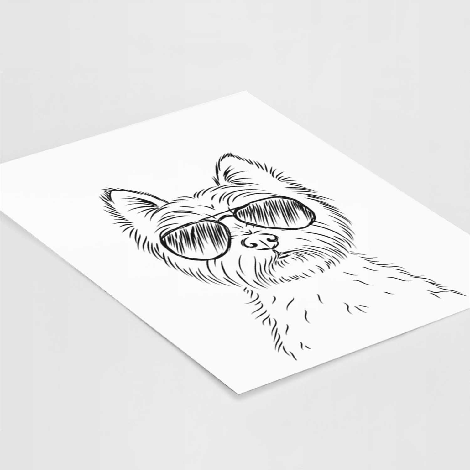 Murphy the West Highland Terrier Art Print