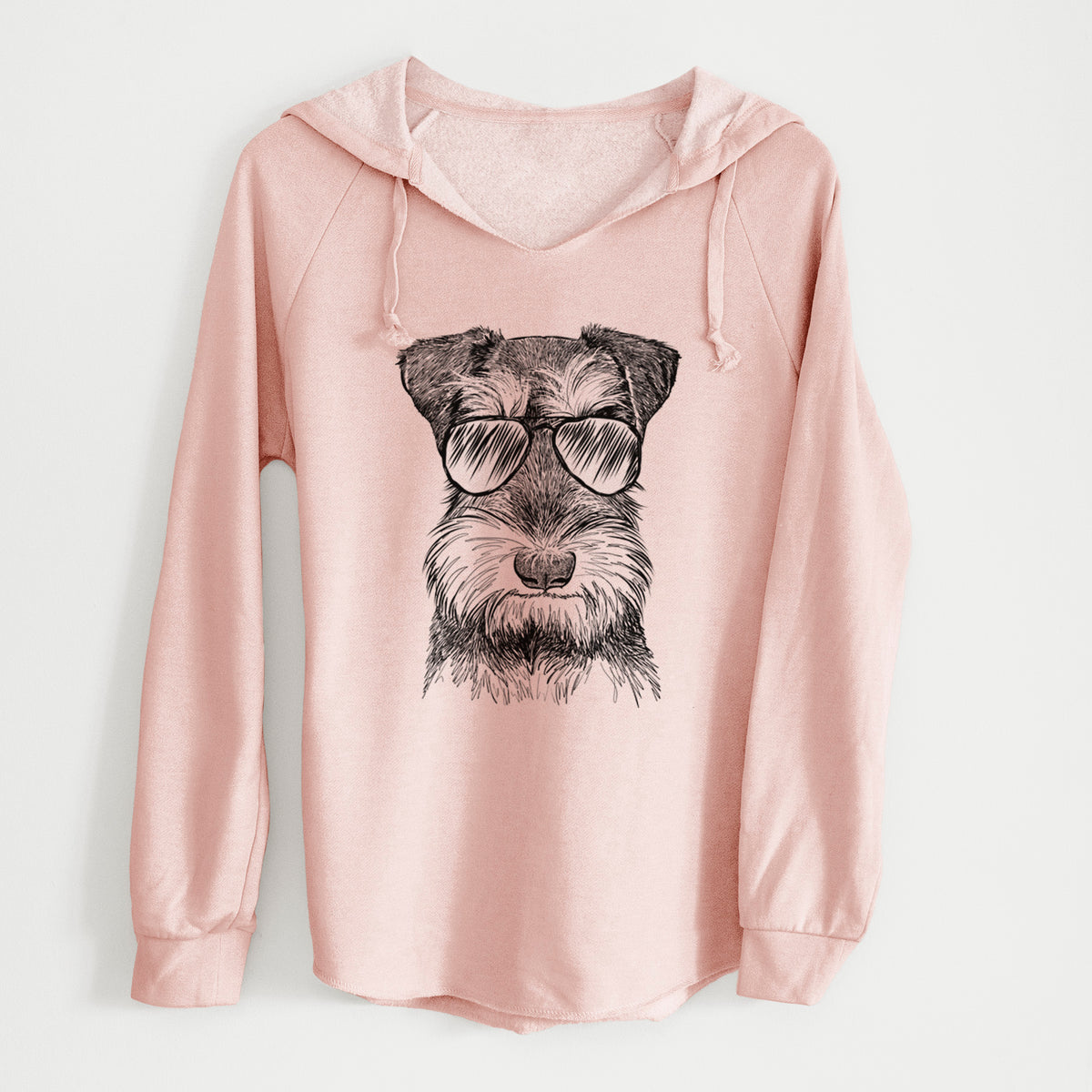 Aviator Murphy the Mini Schnauzer - Cali Wave Hooded Sweatshirt