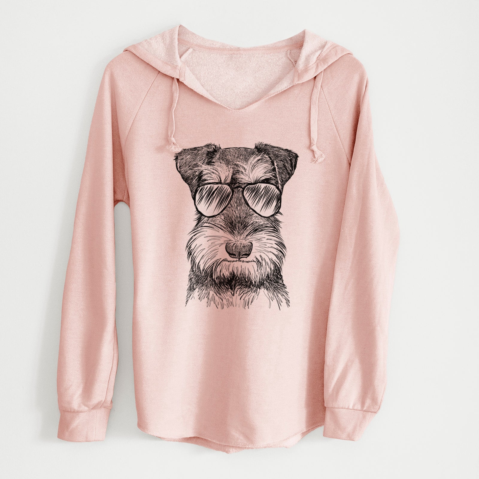 Aviator Murphy the Mini Schnauzer - Cali Wave Hooded Sweatshirt