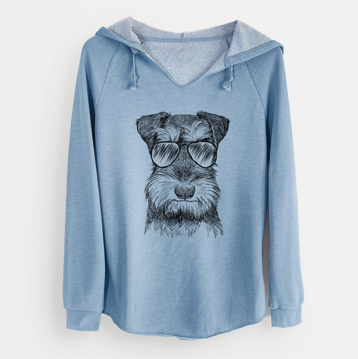 Aviator Murphy the Mini Schnauzer - Cali Wave Hooded Sweatshirt