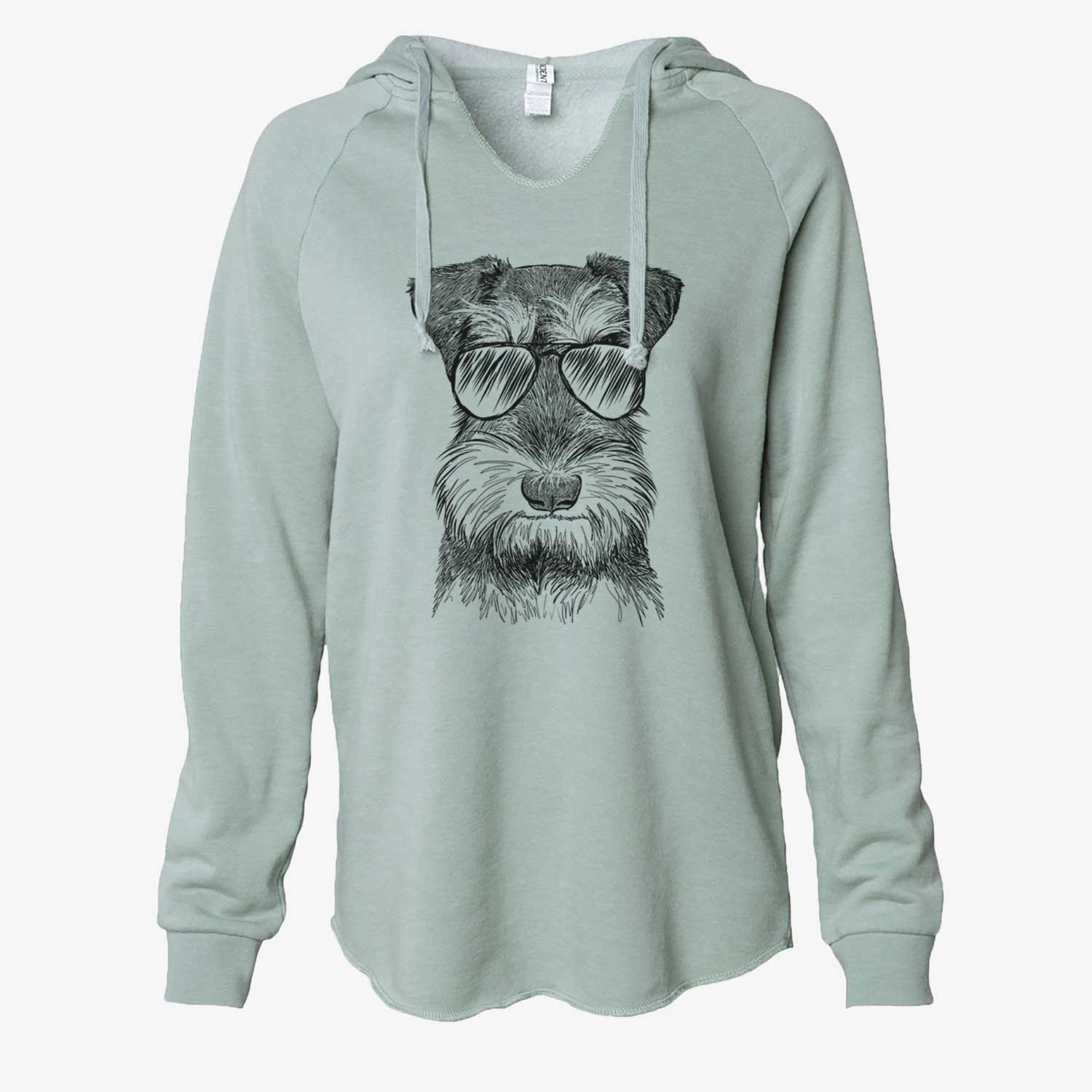 Murphy the Mini Schnauzer - Cali Wave Hooded Sweatshirt