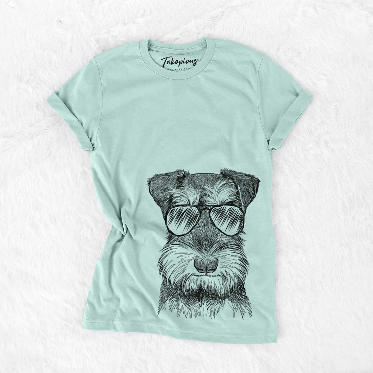 Aviator Murphy the Mini Schnauzer - Unisex Crewneck