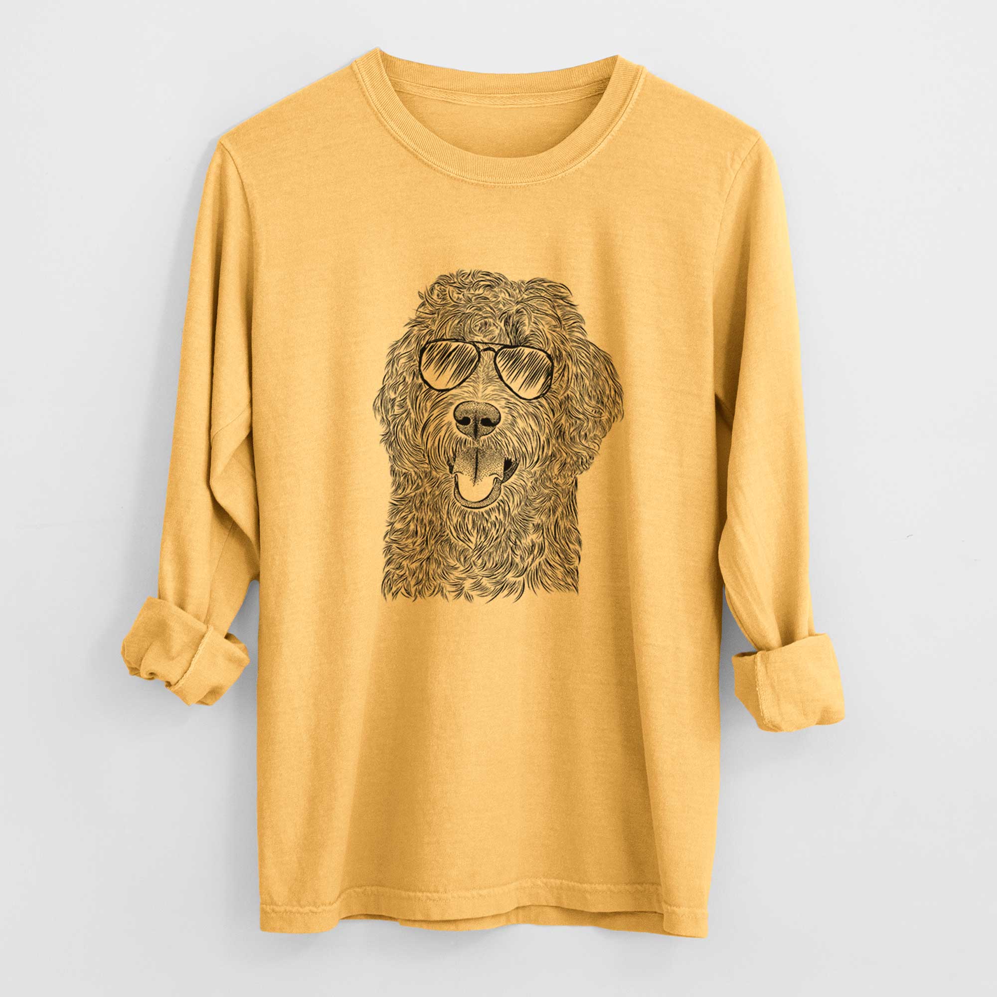 Aviators Murr Dog the Labradoodle - Heavyweight 100% Cotton Long Sleeve