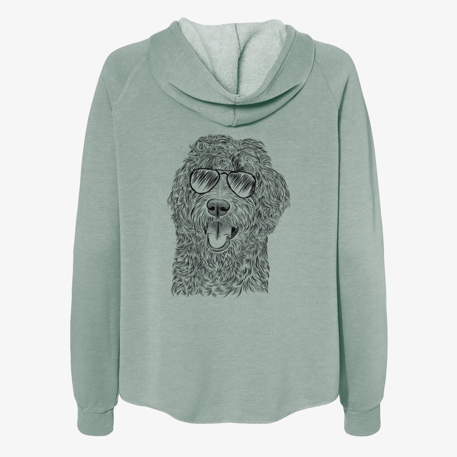 Murr Dog the Labradoodle - Women's Cali Wave Zip-Up Sweatshirt