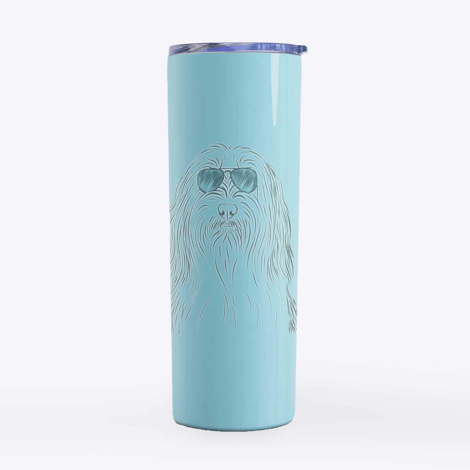 Murray the Bearded Collie - 20oz Skinny Tumbler