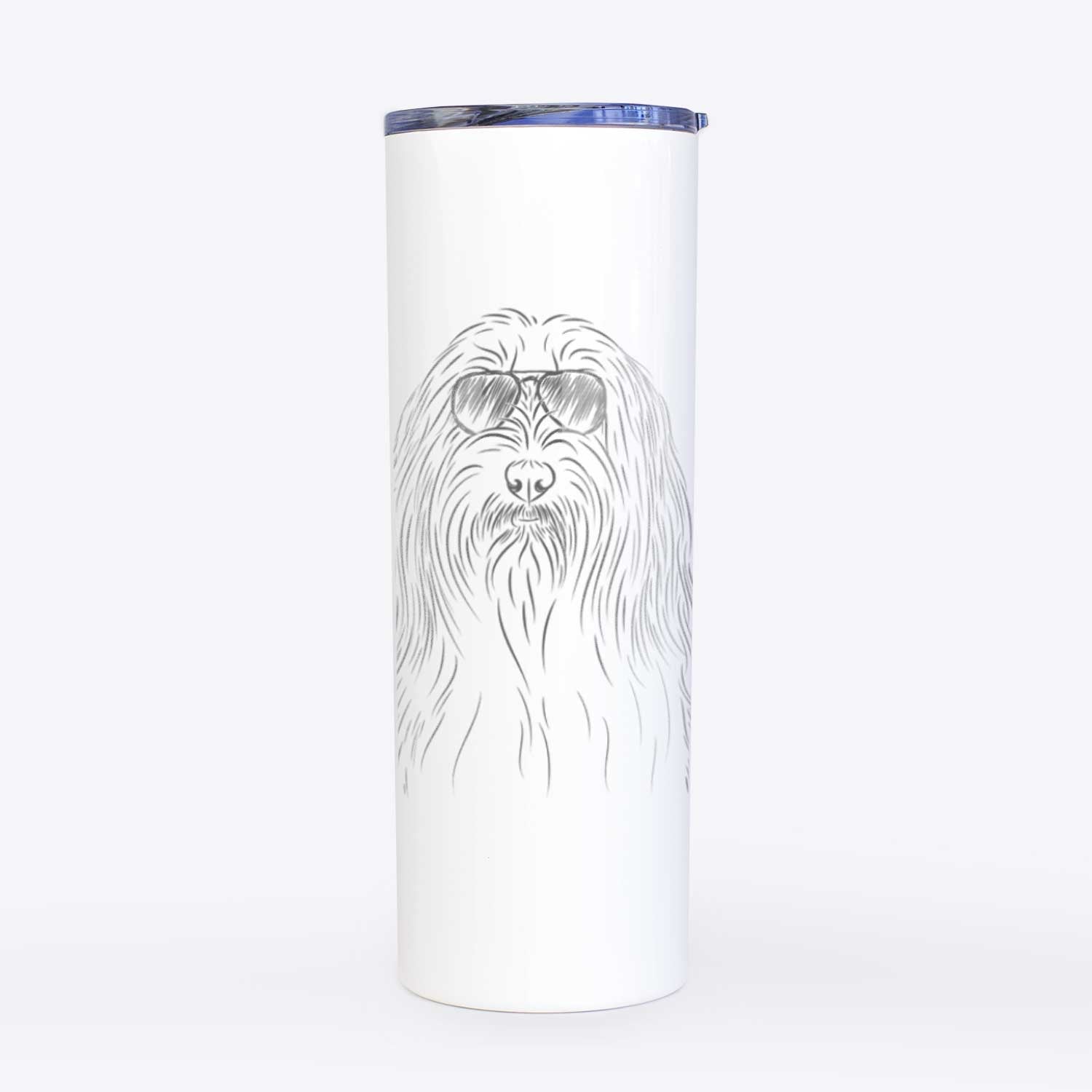 Murray the Bearded Collie - 20oz Skinny Tumbler