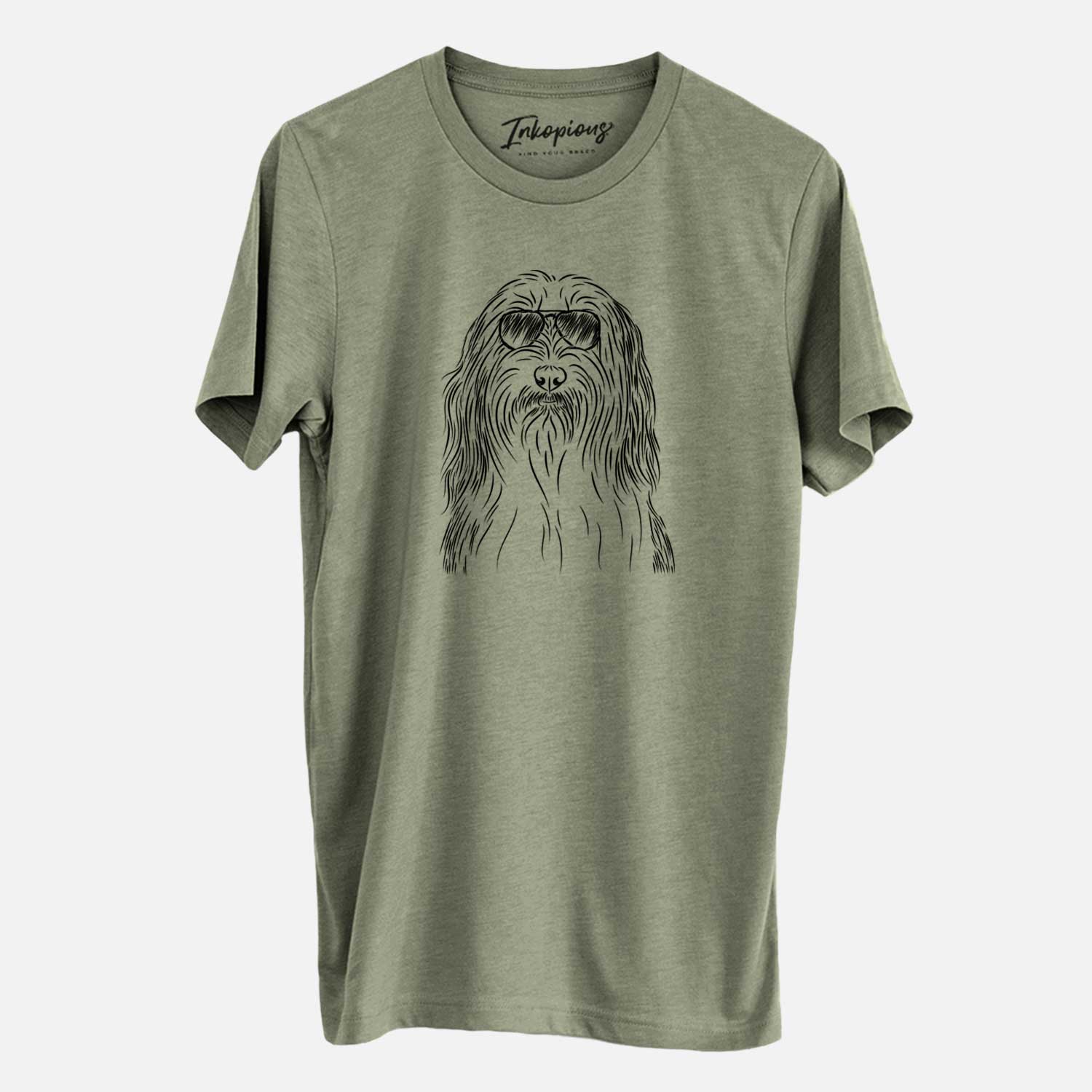 Aviator Murray the Bearded Collie - Unisex Crewneck