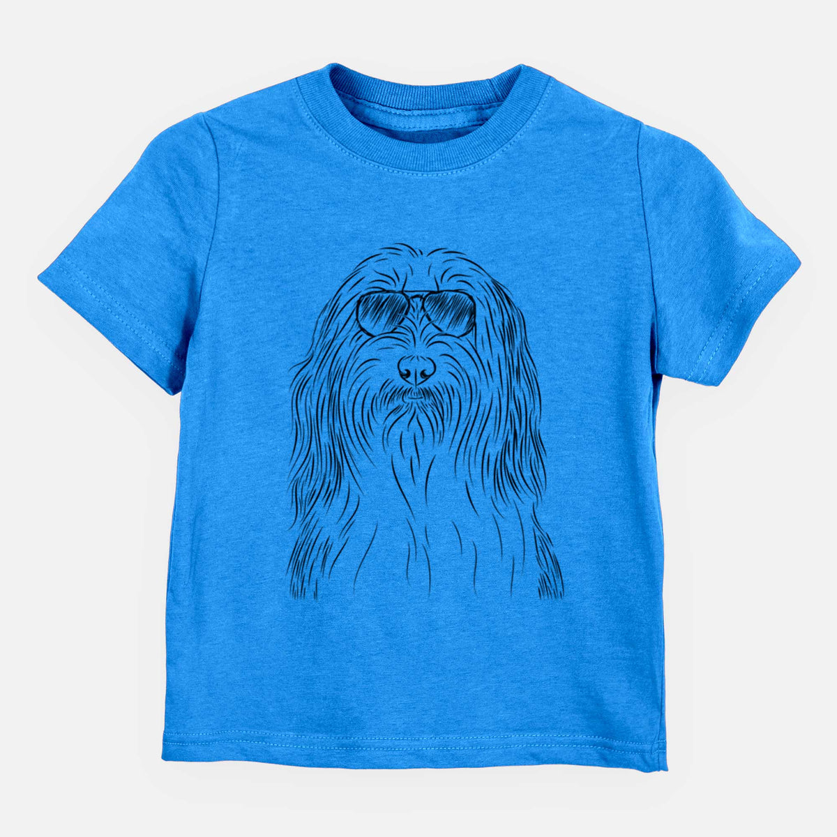 Aviator Murray the Bearded Collie - Kids/Youth/Toddler Shirt