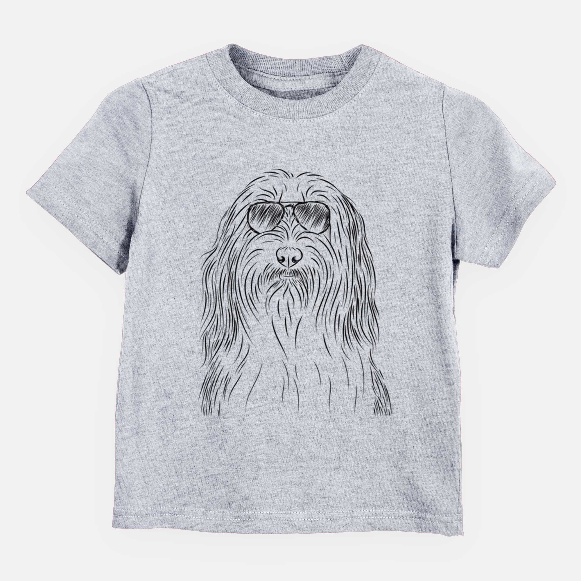 Aviator Murray the Bearded Collie - Kids/Youth/Toddler Shirt