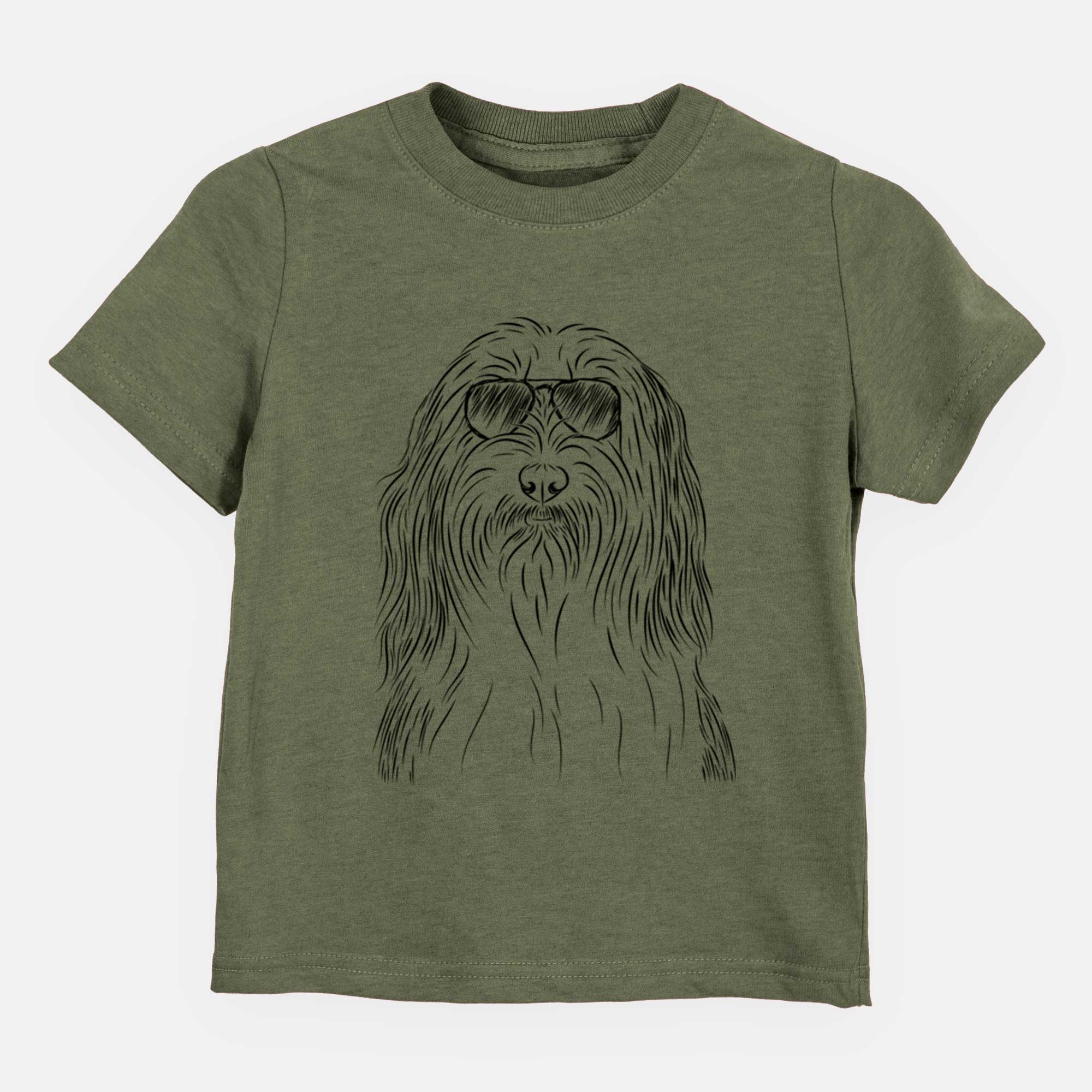 Aviator Murray the Bearded Collie - Kids/Youth/Toddler Shirt