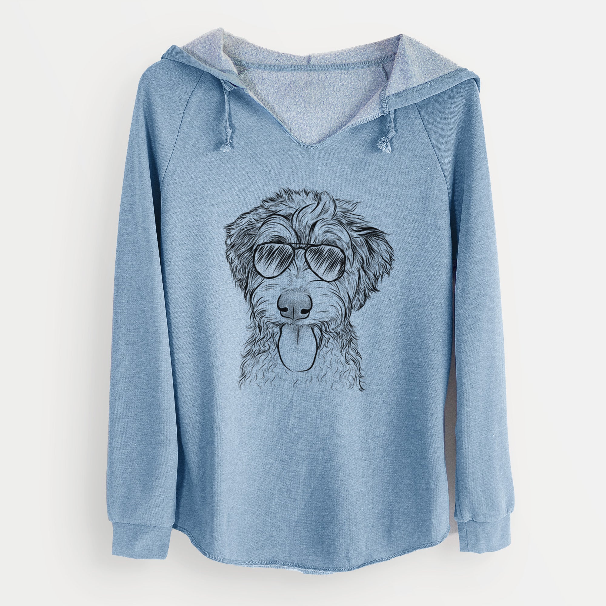 Aviator Myrtle Mae the Aussiedoodle - Cali Wave Hooded Sweatshirt