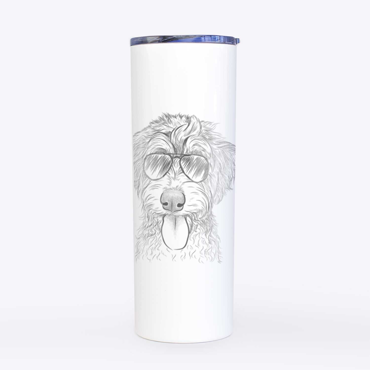 Myrtle Mae the Aussiedoodle - 20oz Skinny Tumbler