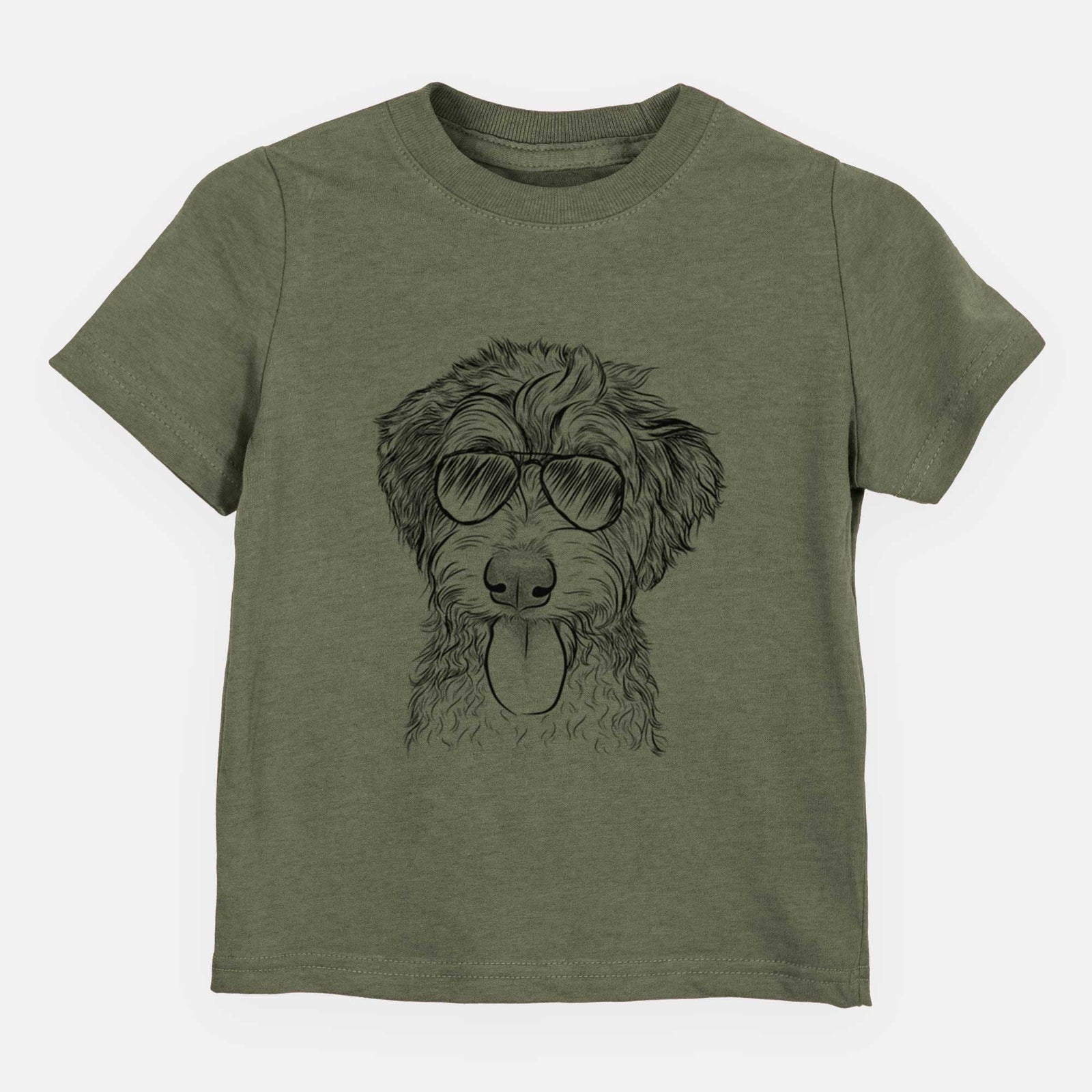 Aviator Myrtle Mae the Aussiedoodle - Kids/Youth/Toddler Shirt