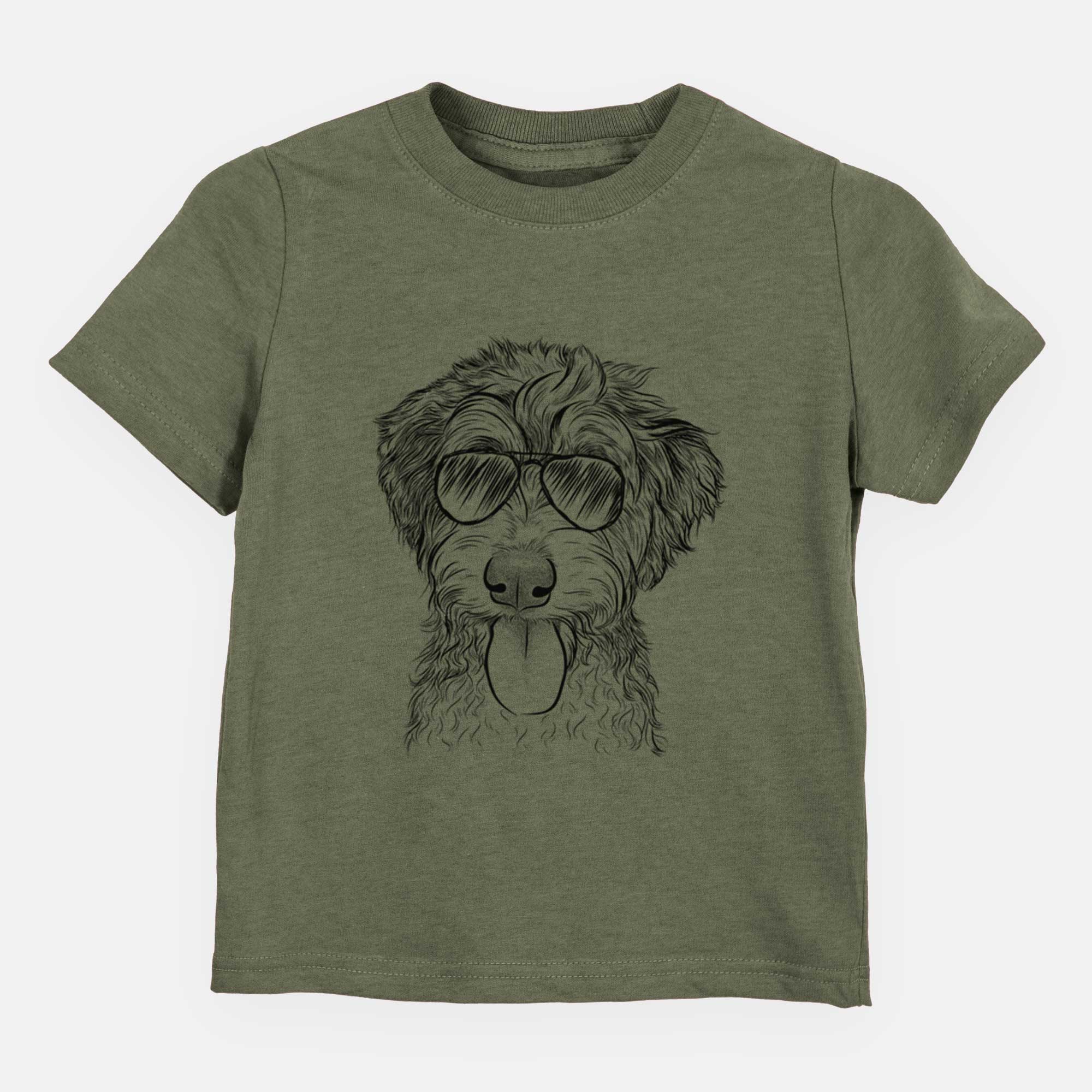 Aviator Myrtle Mae the Aussiedoodle - Kids/Youth/Toddler Shirt