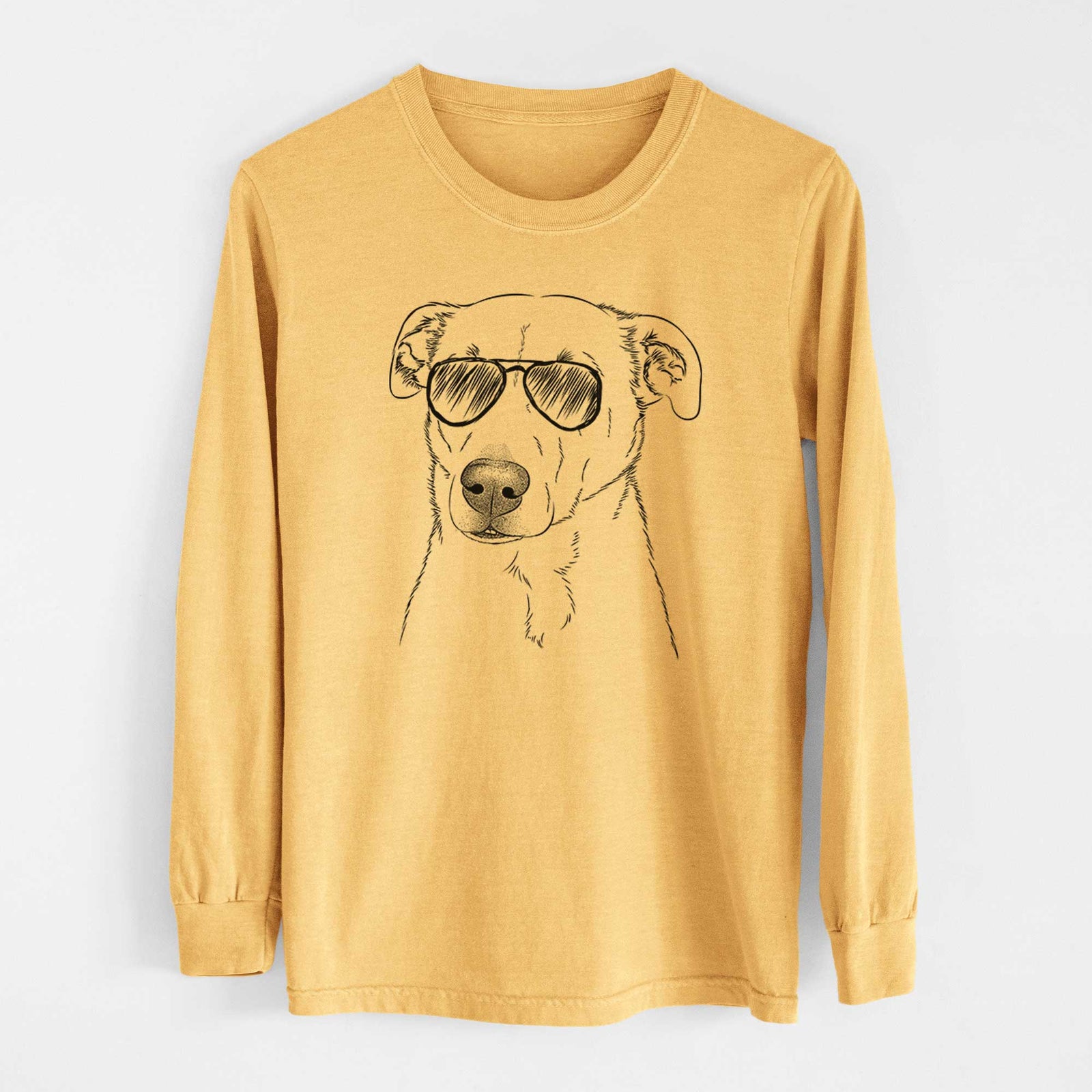 Aviators Nala the American Staffordshire Terrier - Heavyweight 100% Cotton Long Sleeve