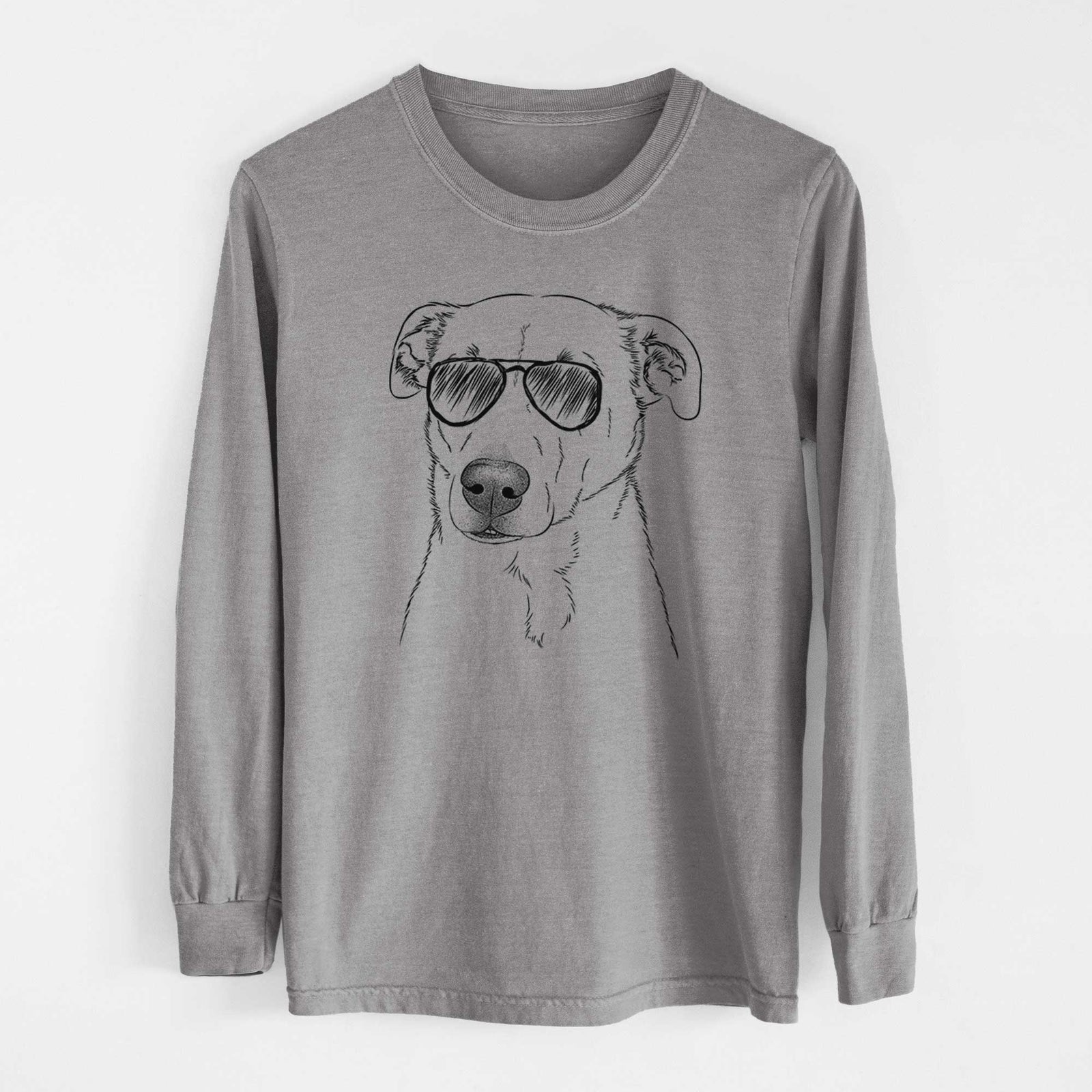 Aviators Nala the American Staffordshire Terrier - Heavyweight 100% Cotton Long Sleeve