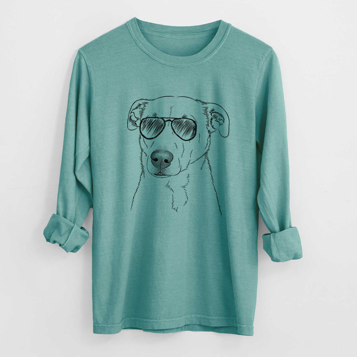 Aviators Nala the American Staffordshire Terrier - Heavyweight 100% Cotton Long Sleeve