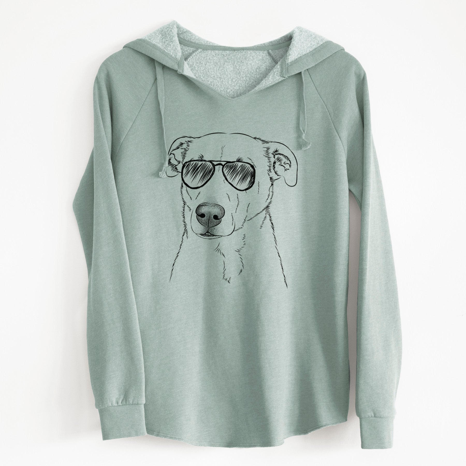 Aviator Nala the American Staffordshire Terrier - Cali Wave Hooded Sweatshirt