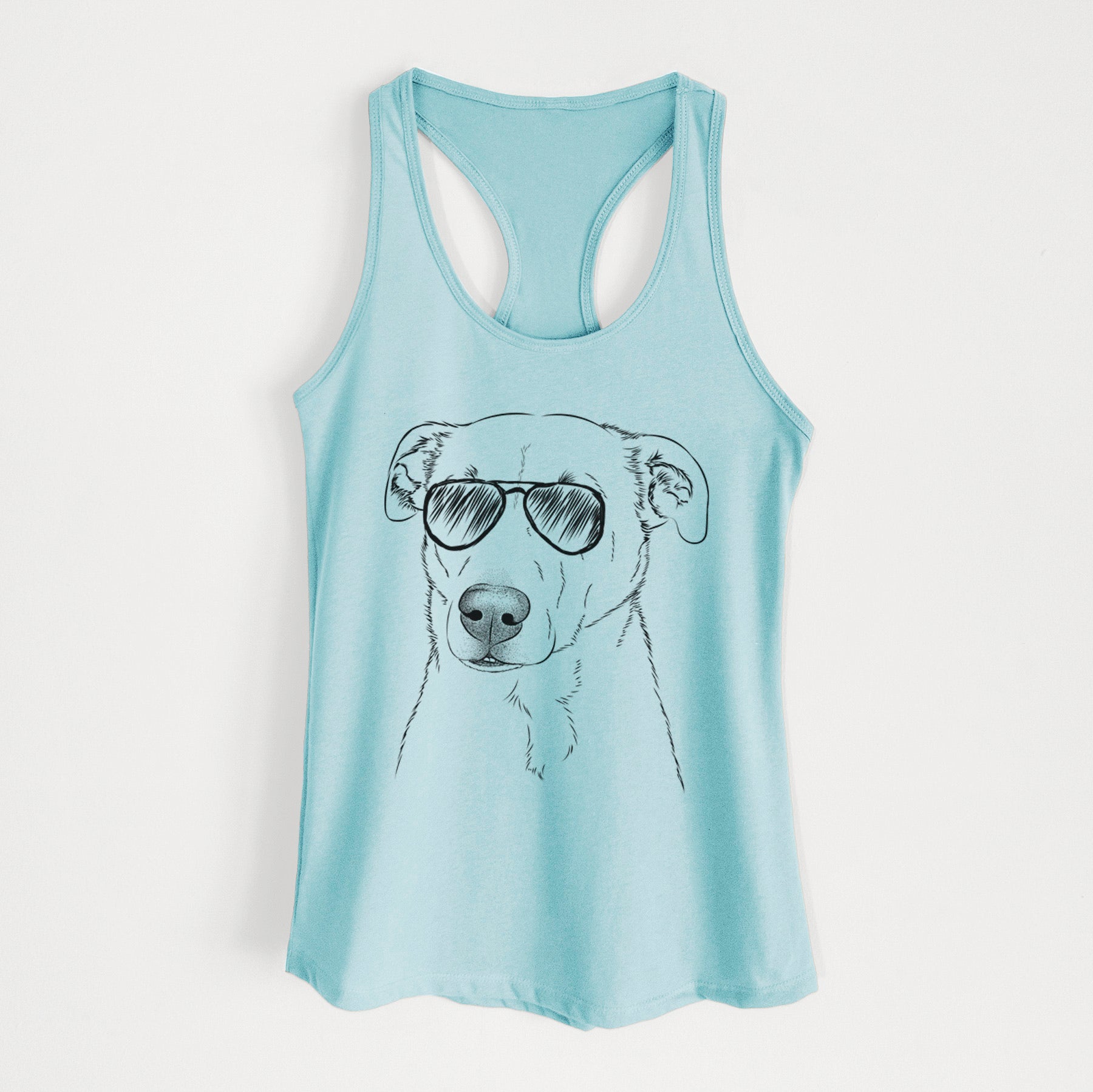 Nala the American Staffordshire Terrier - Women's Racerback Tanktop