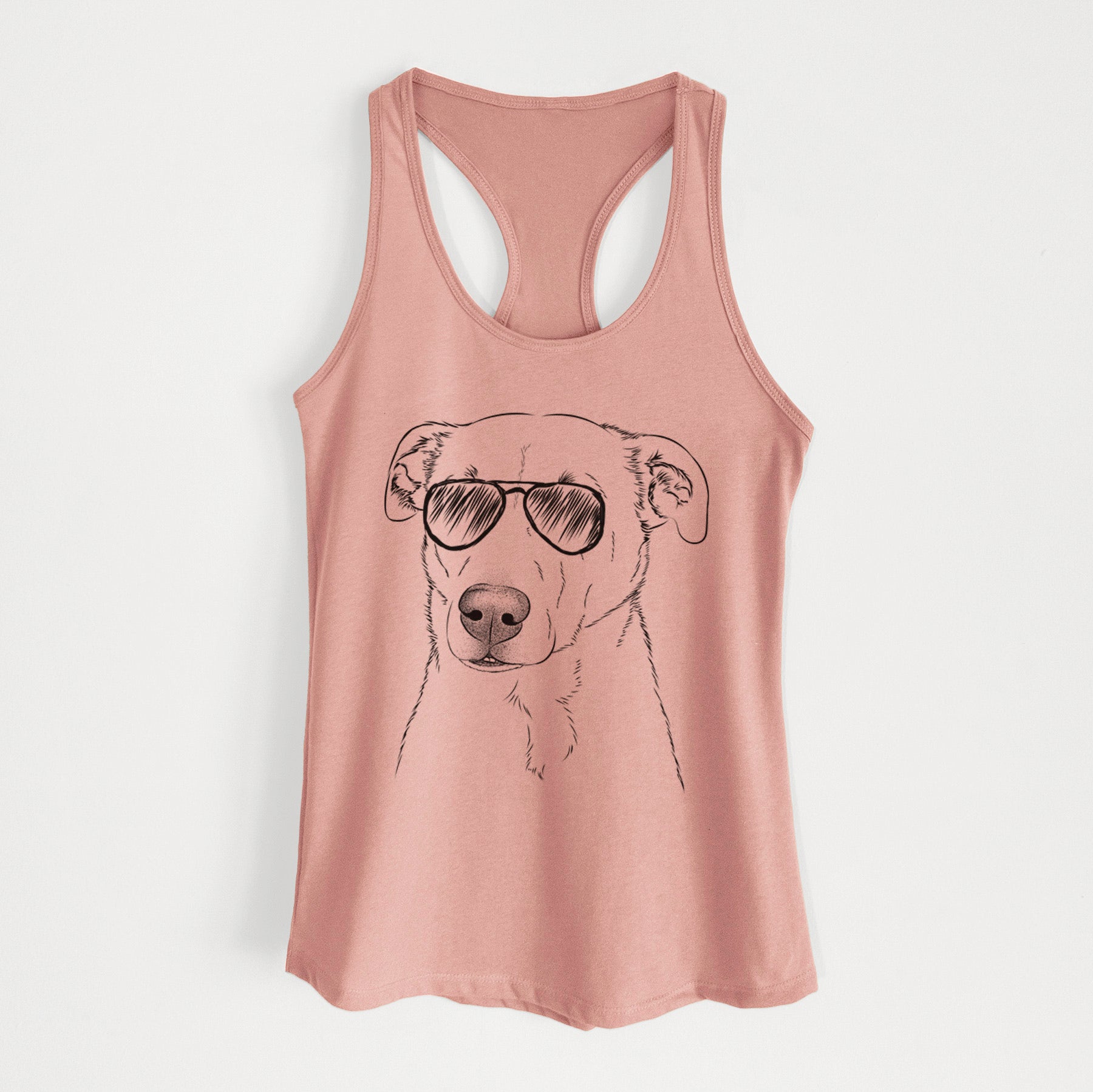 Nala the American Staffordshire Terrier - Women's Racerback Tanktop