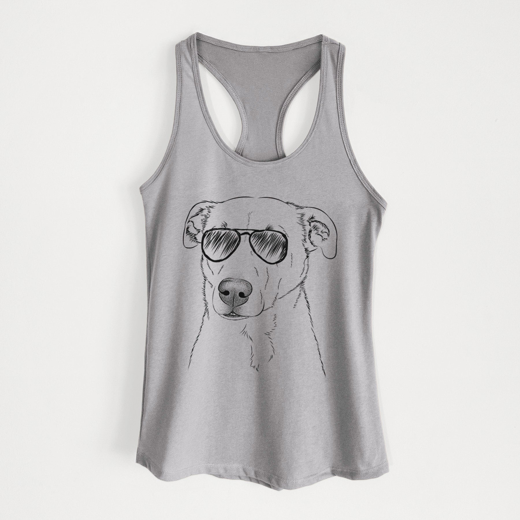 Nala the American Staffordshire Terrier - Women's Racerback Tanktop