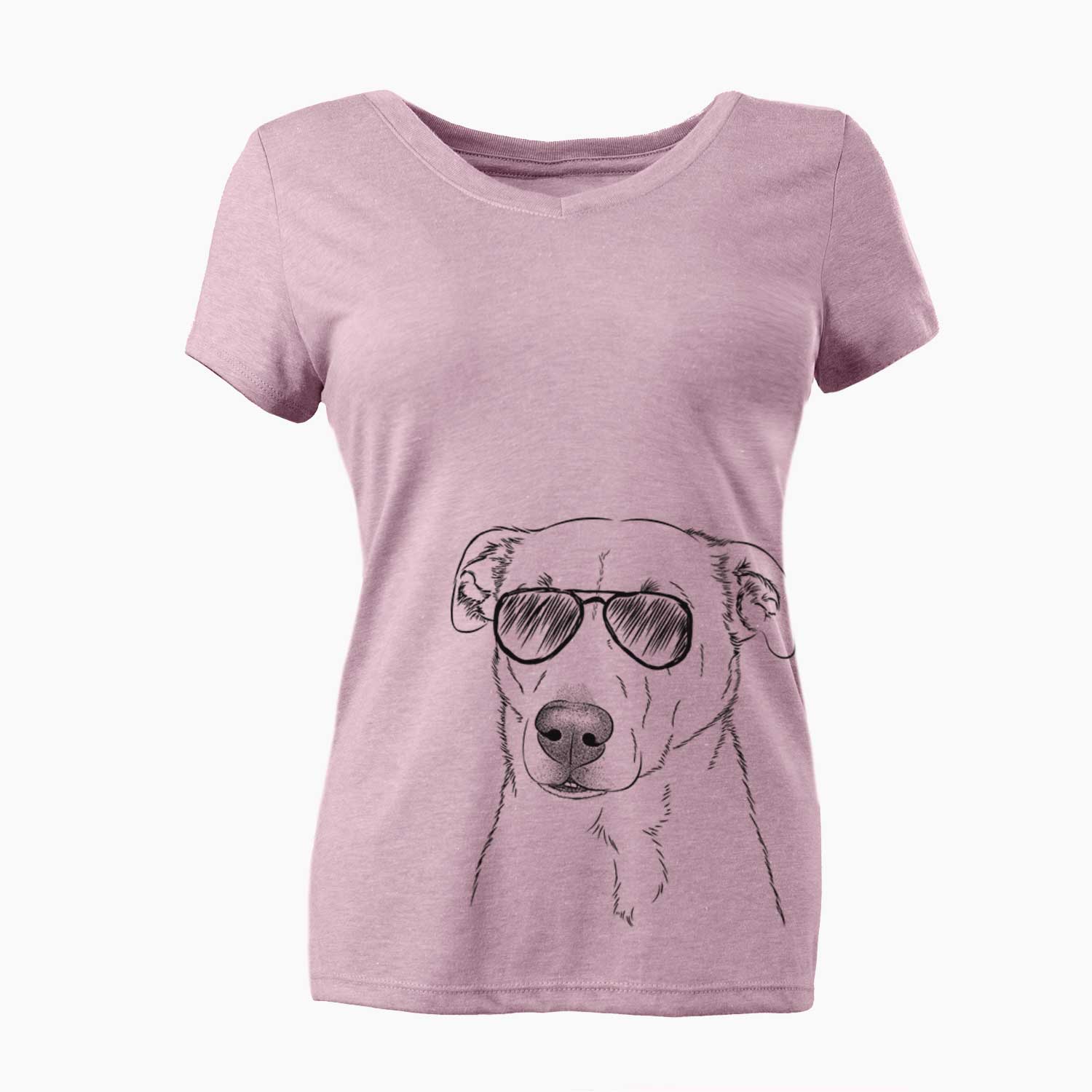 Aviator Nala the American Staffordshire Terrier - Women's V-neck Shirt