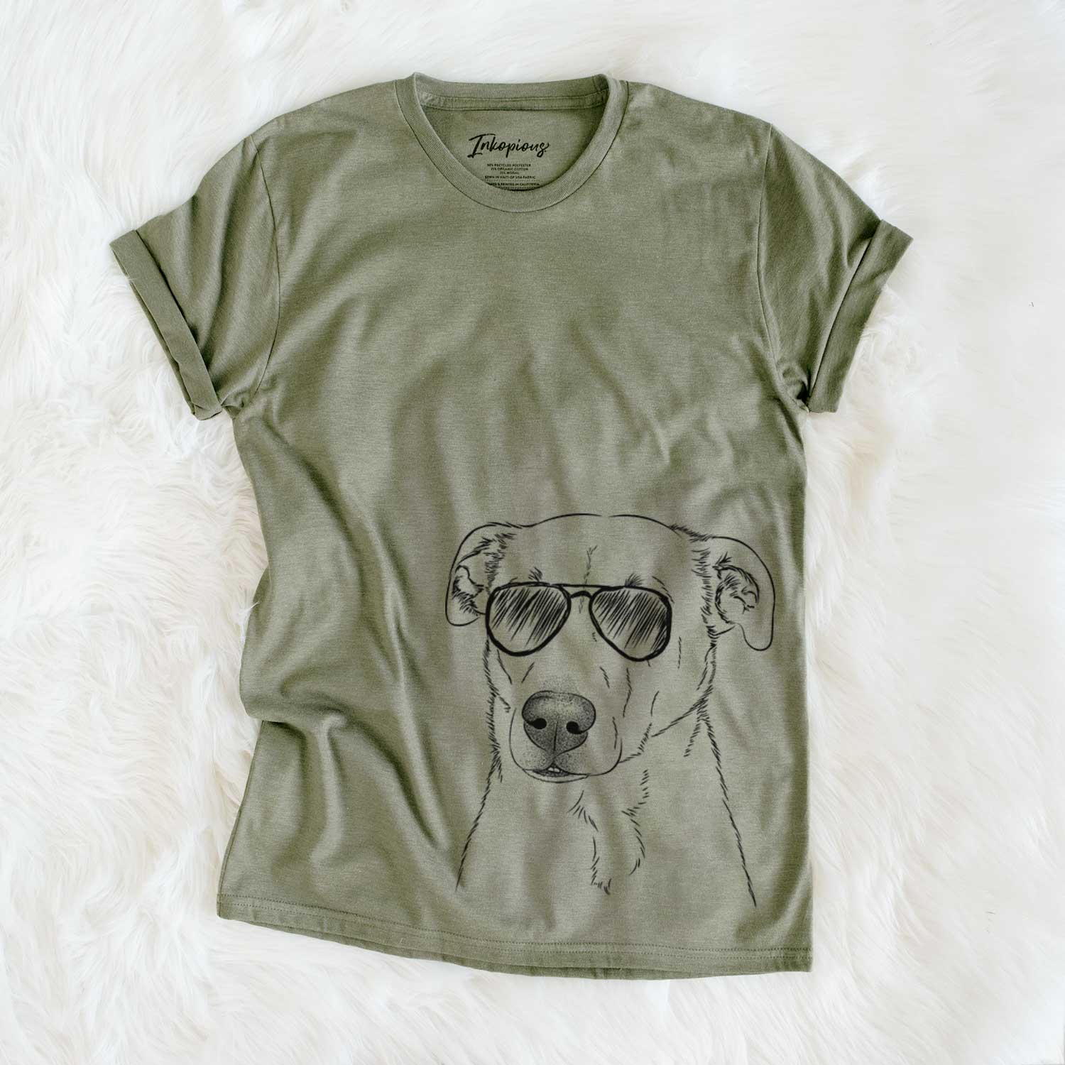 Aviator Nala the American Staffordshire Terrier - Unisex Crewneck