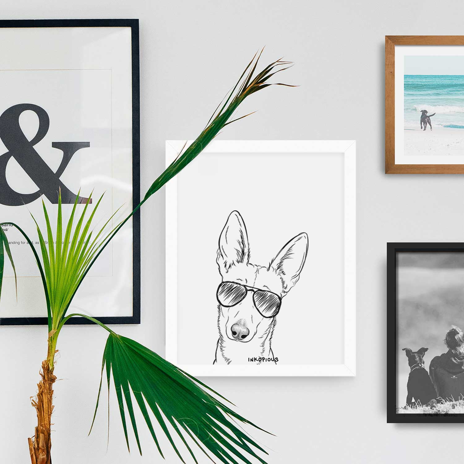 Nala the Carolina Dog Art Print