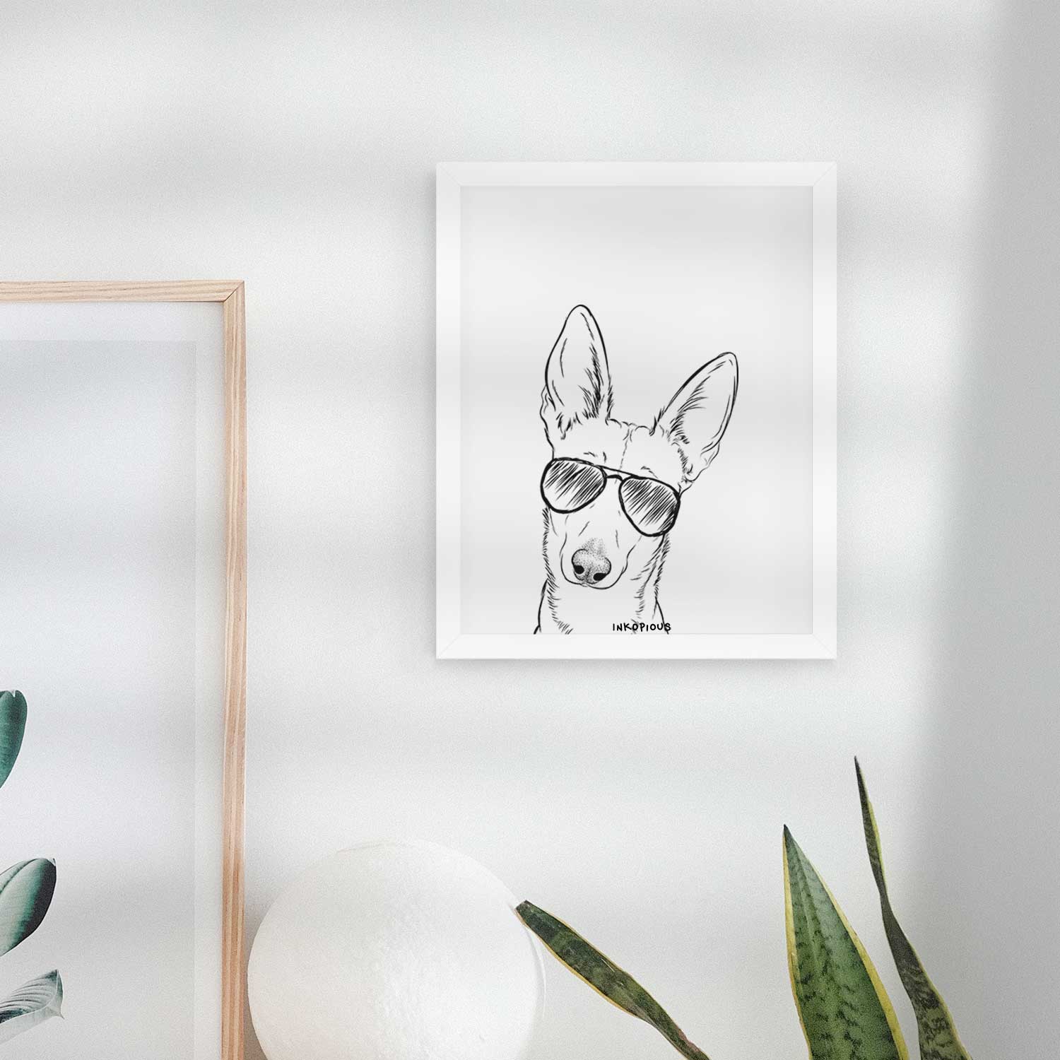 Nala the Carolina Dog Art Print