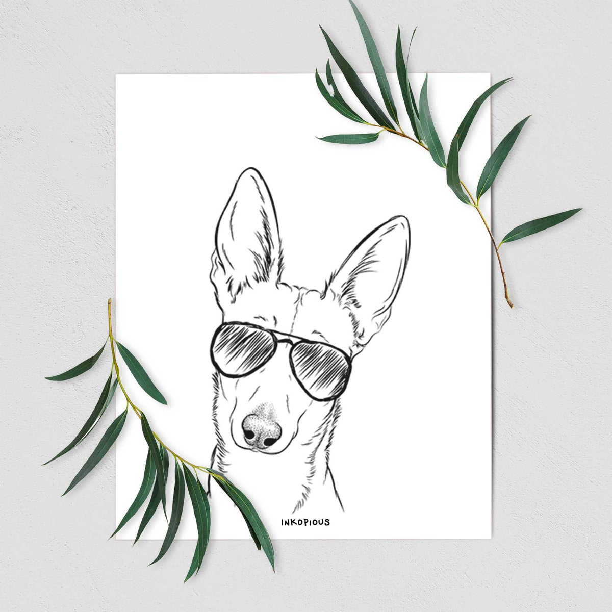 Nala the Carolina Dog Art Print