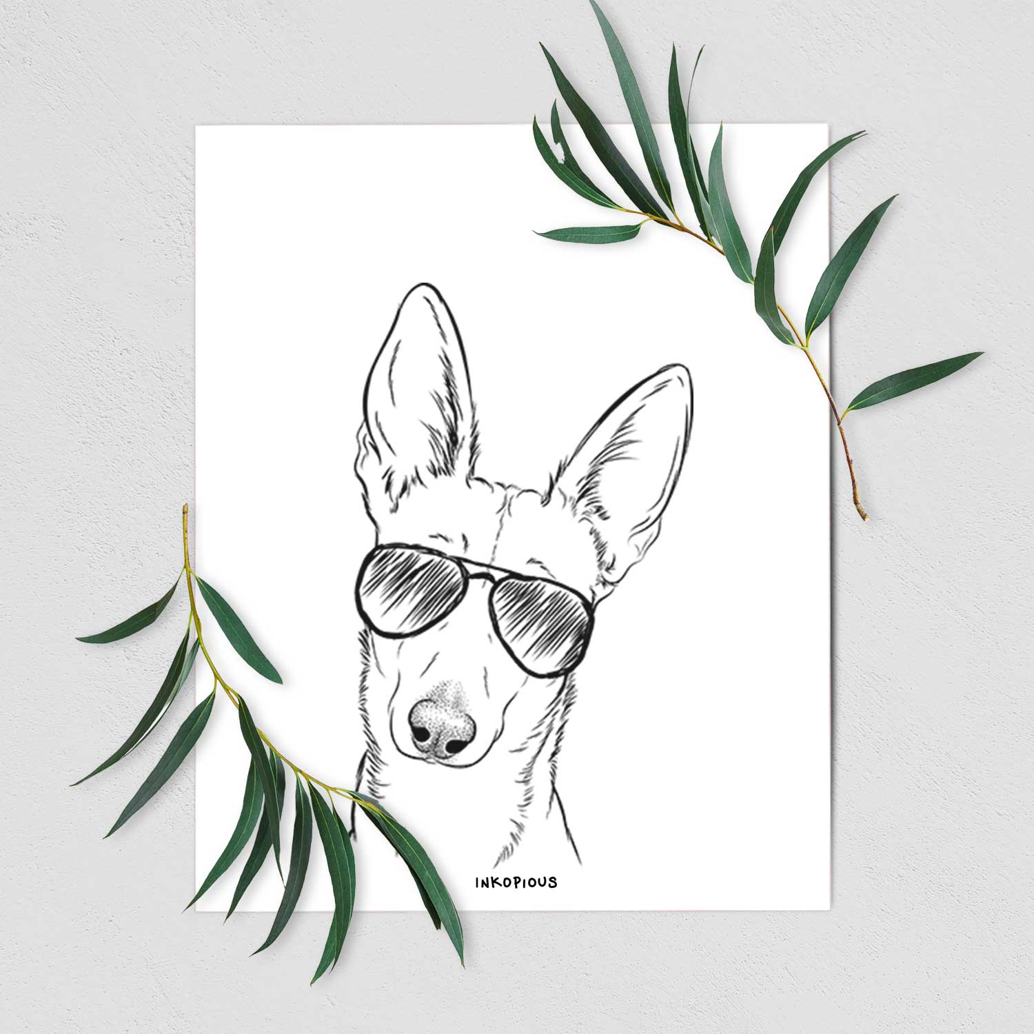 Nala the Carolina Dog Art Print