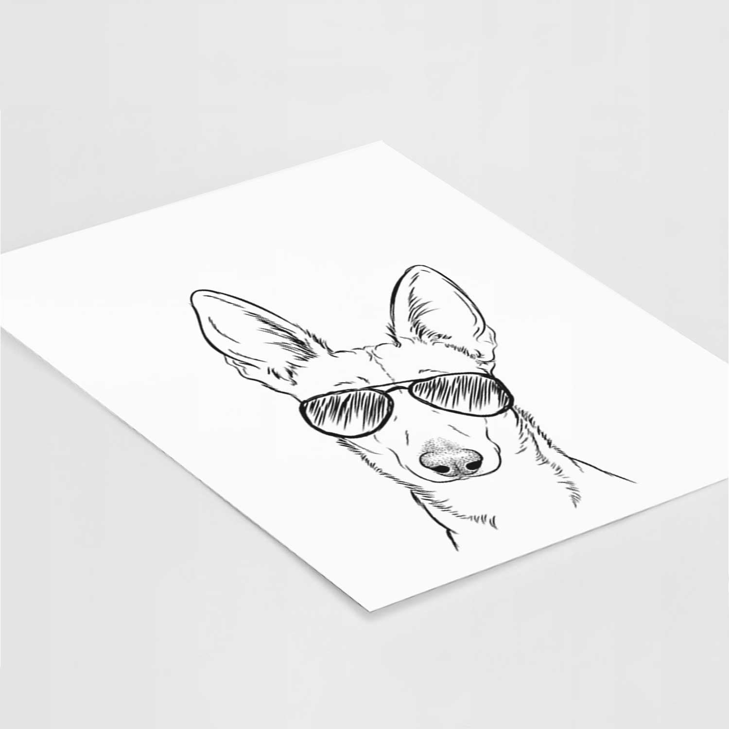 Nala the Carolina Dog Art Print