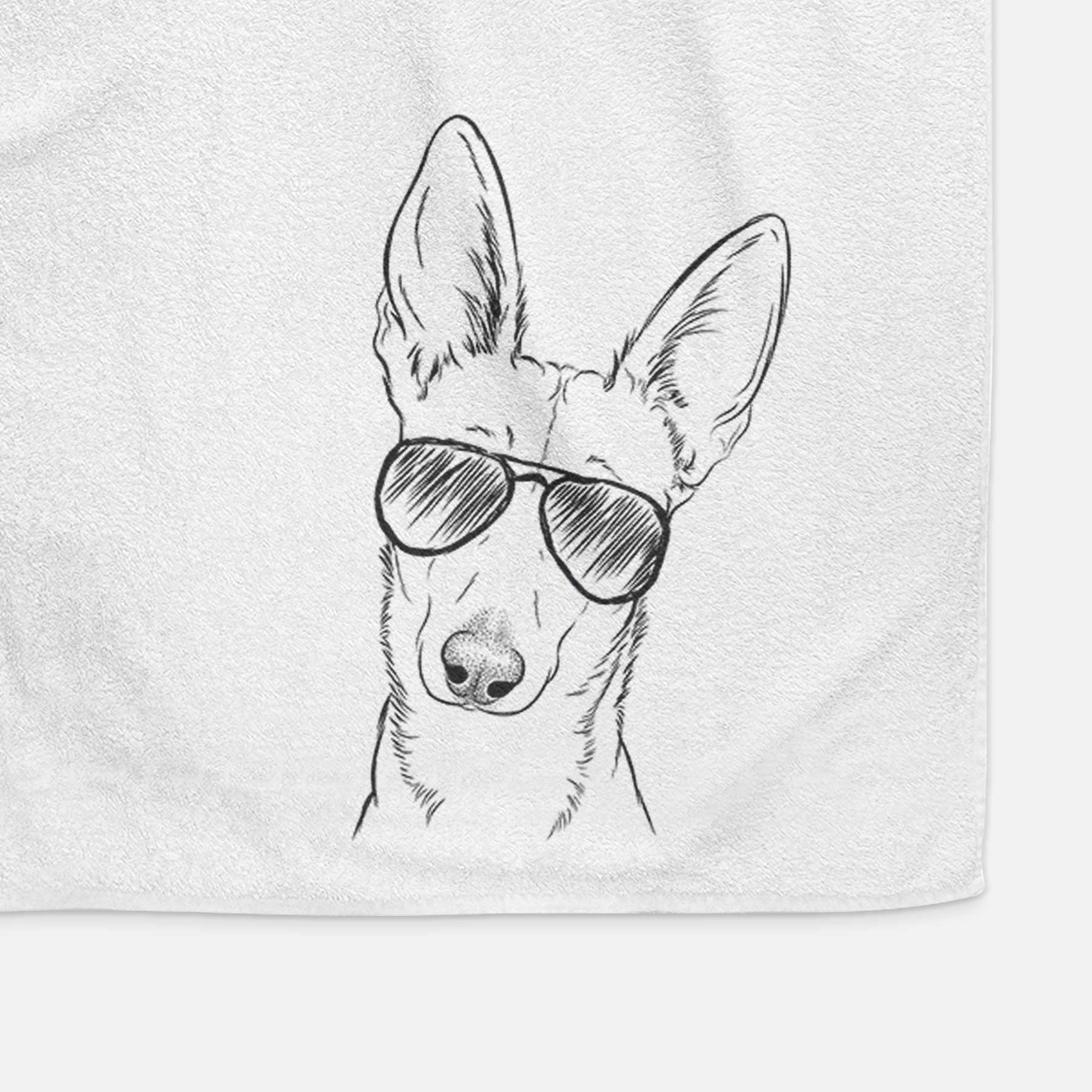 Nala the Carolina Dog Decorative Hand Towel