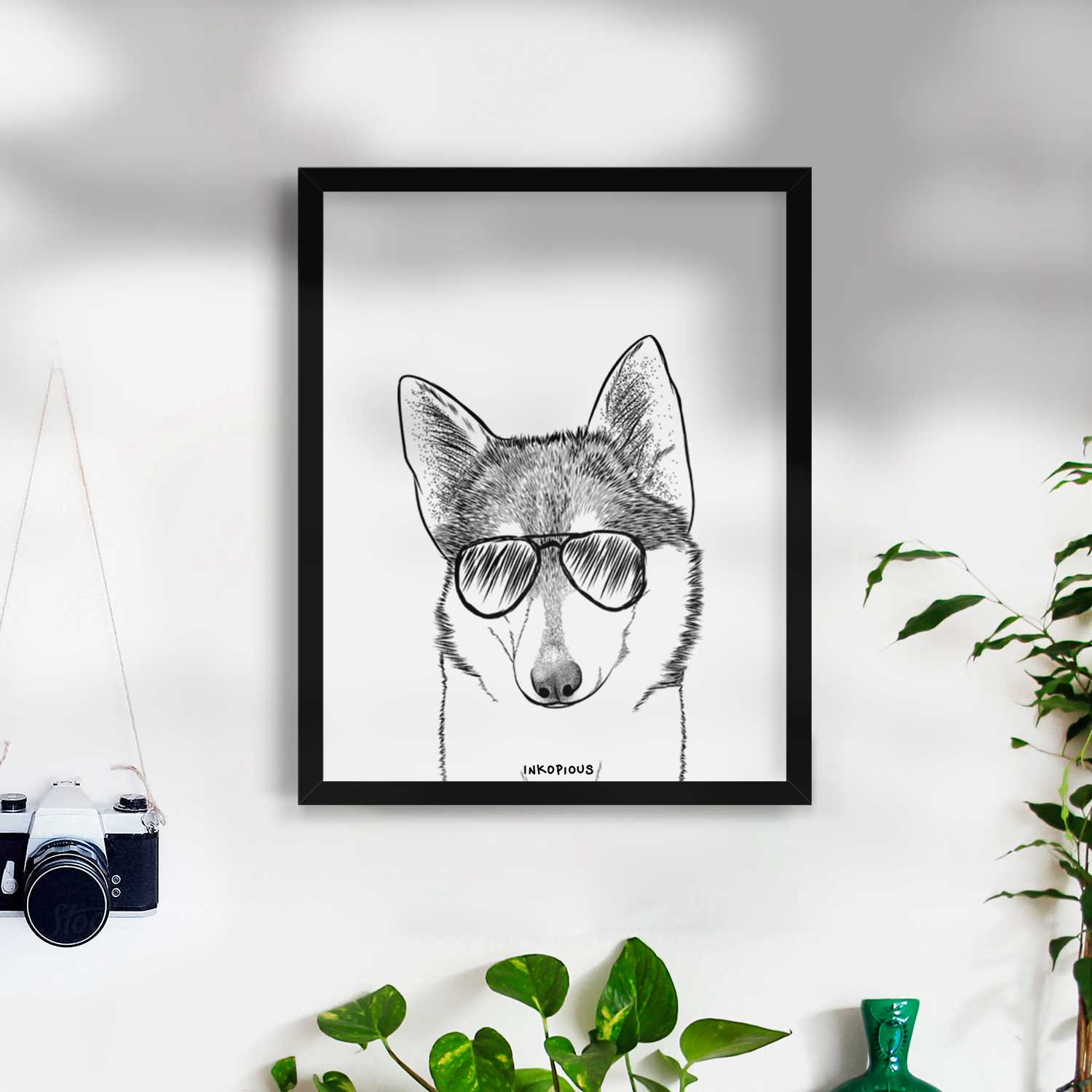 Nami the Alaskan Klee Kai Art Print