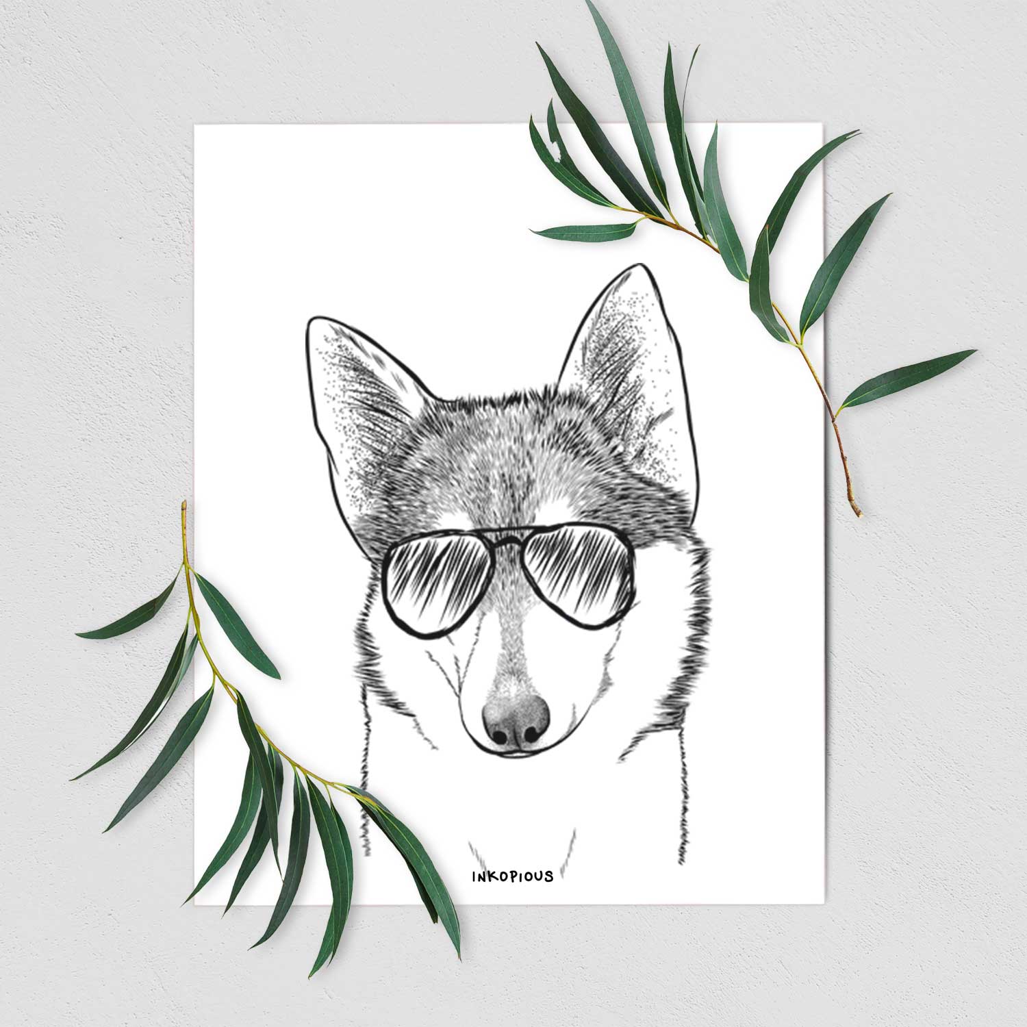 Nami the Alaskan Klee Kai Art Print