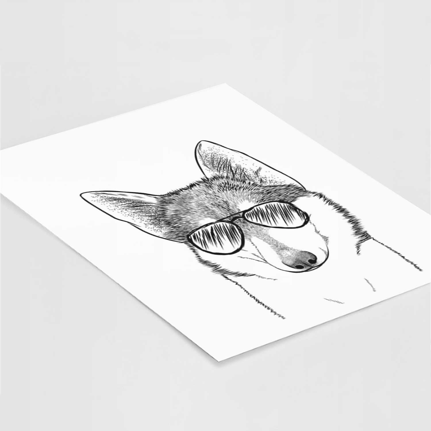 Nami the Alaskan Klee Kai Art Print