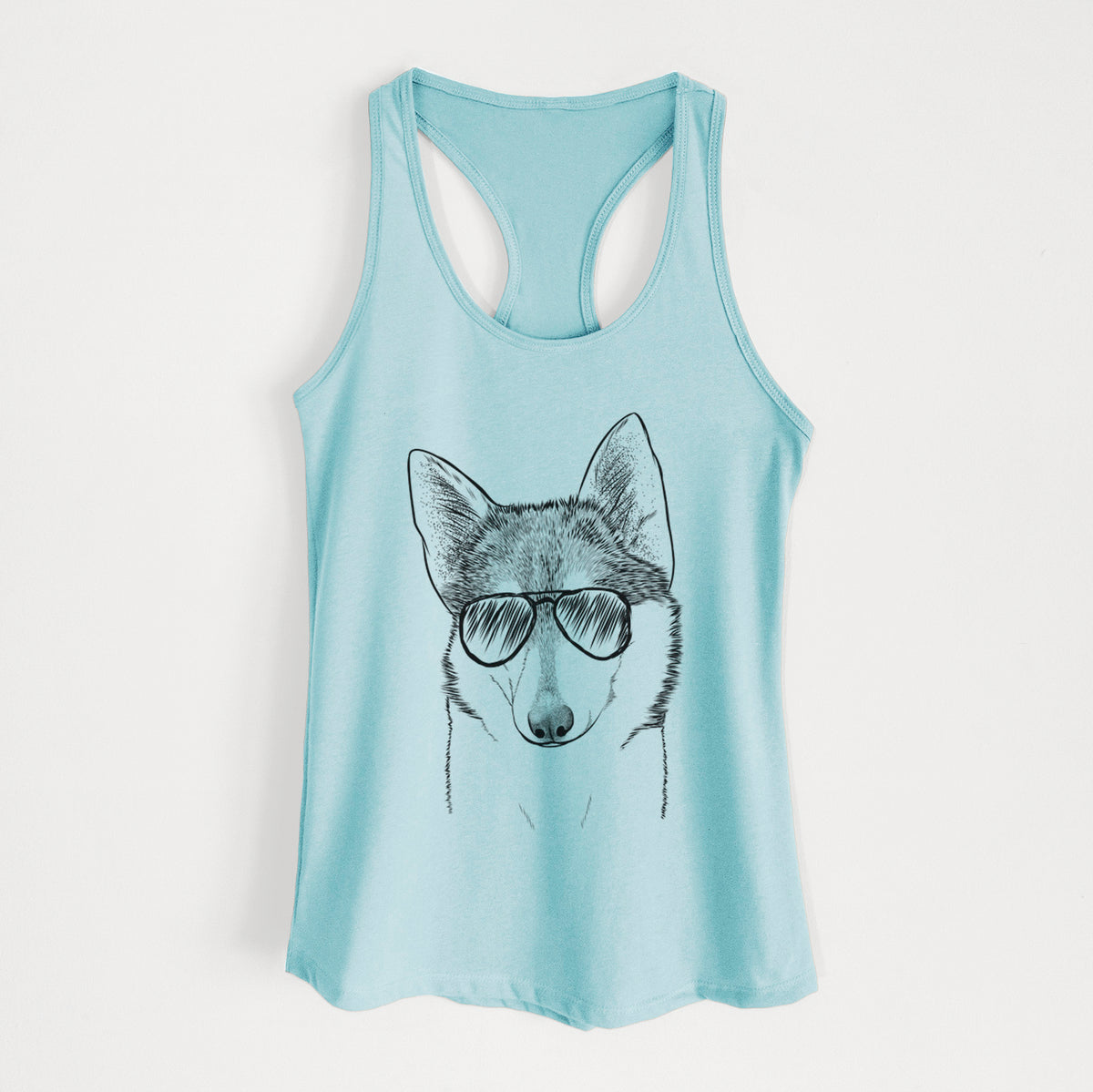Nami the Alaskan Klee Kai - Women's Racerback Tanktop