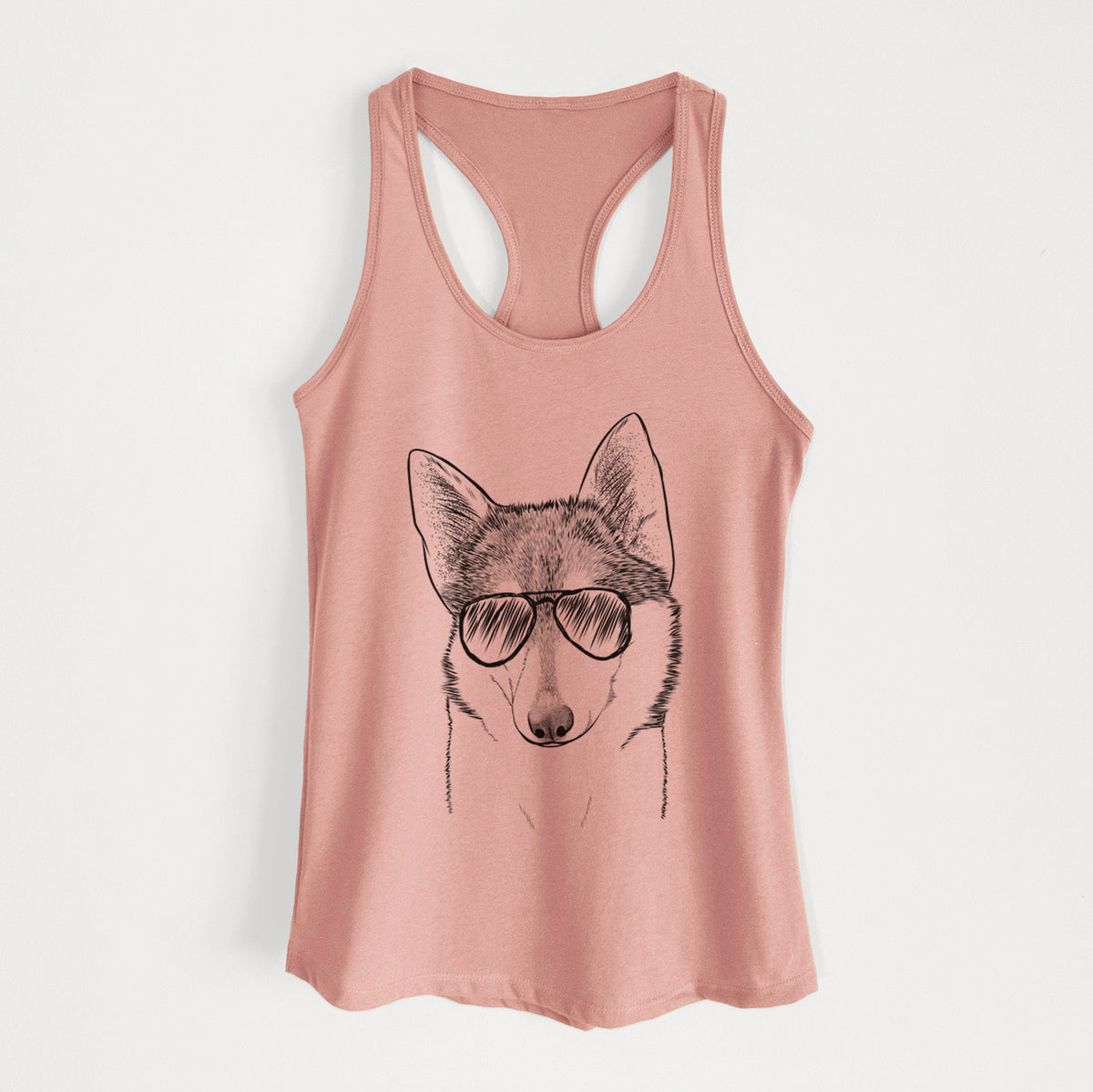 Nami the Alaskan Klee Kai - Women's Racerback Tanktop