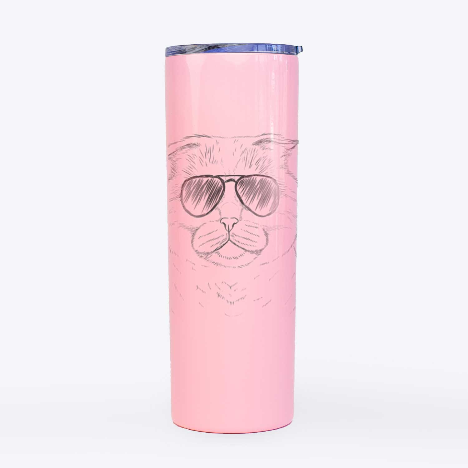 Neko the Scottish Fold Cat - 20oz Skinny Tumbler