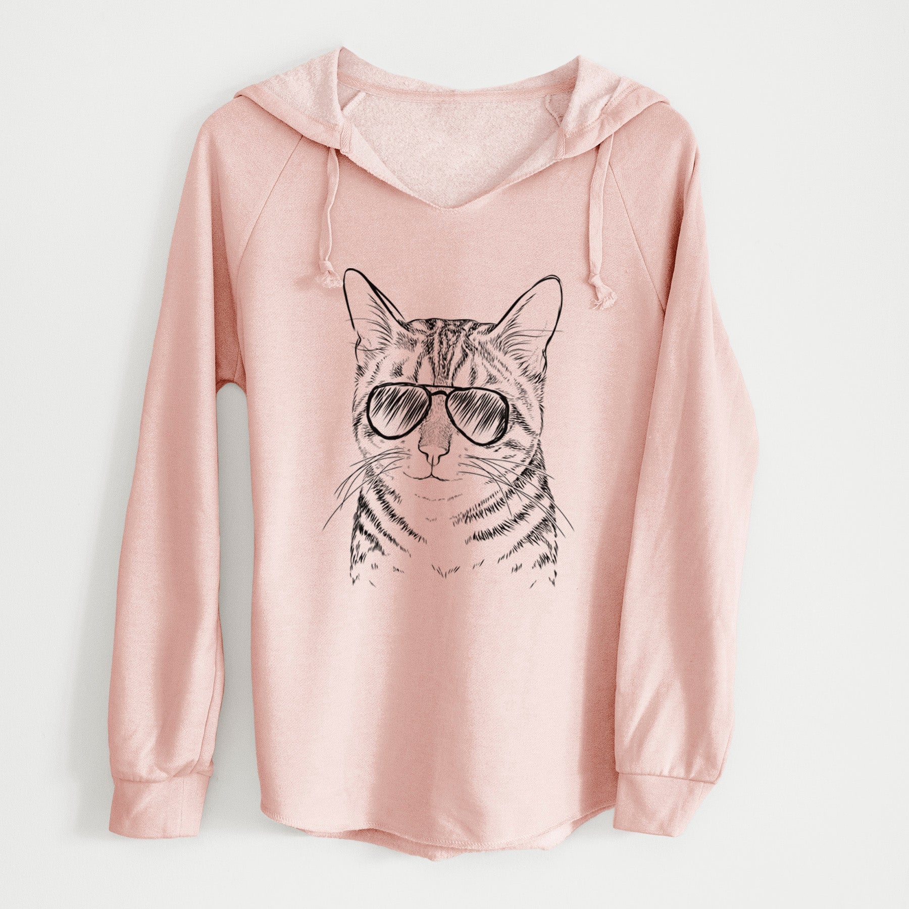 Aviator Nell the Tabby Cat - Cali Wave Hooded Sweatshirt