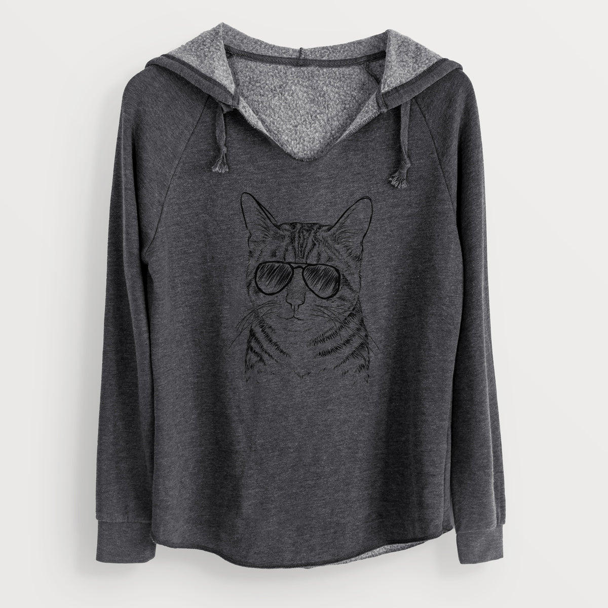 Aviator Nell the Tabby Cat - Cali Wave Hooded Sweatshirt