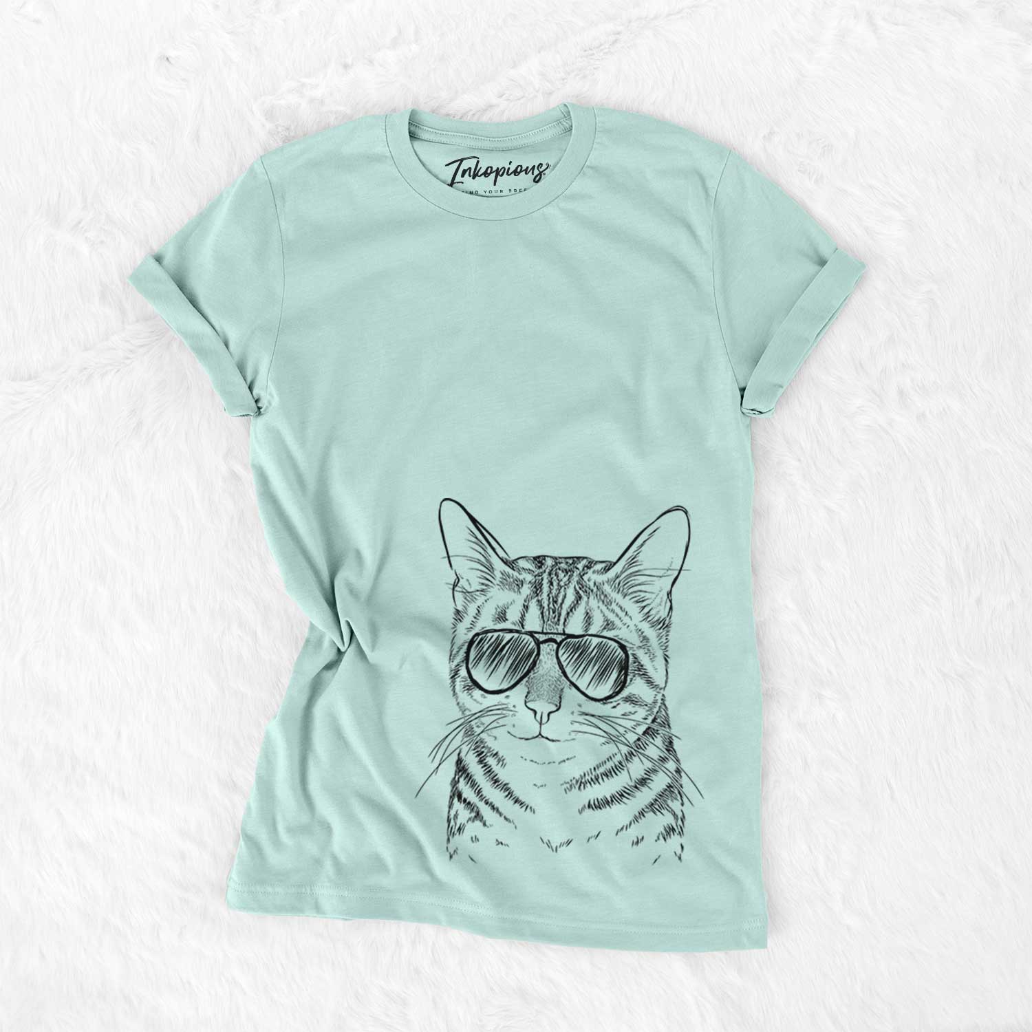 Aviator Nell the Tabby Cat - Unisex Crewneck